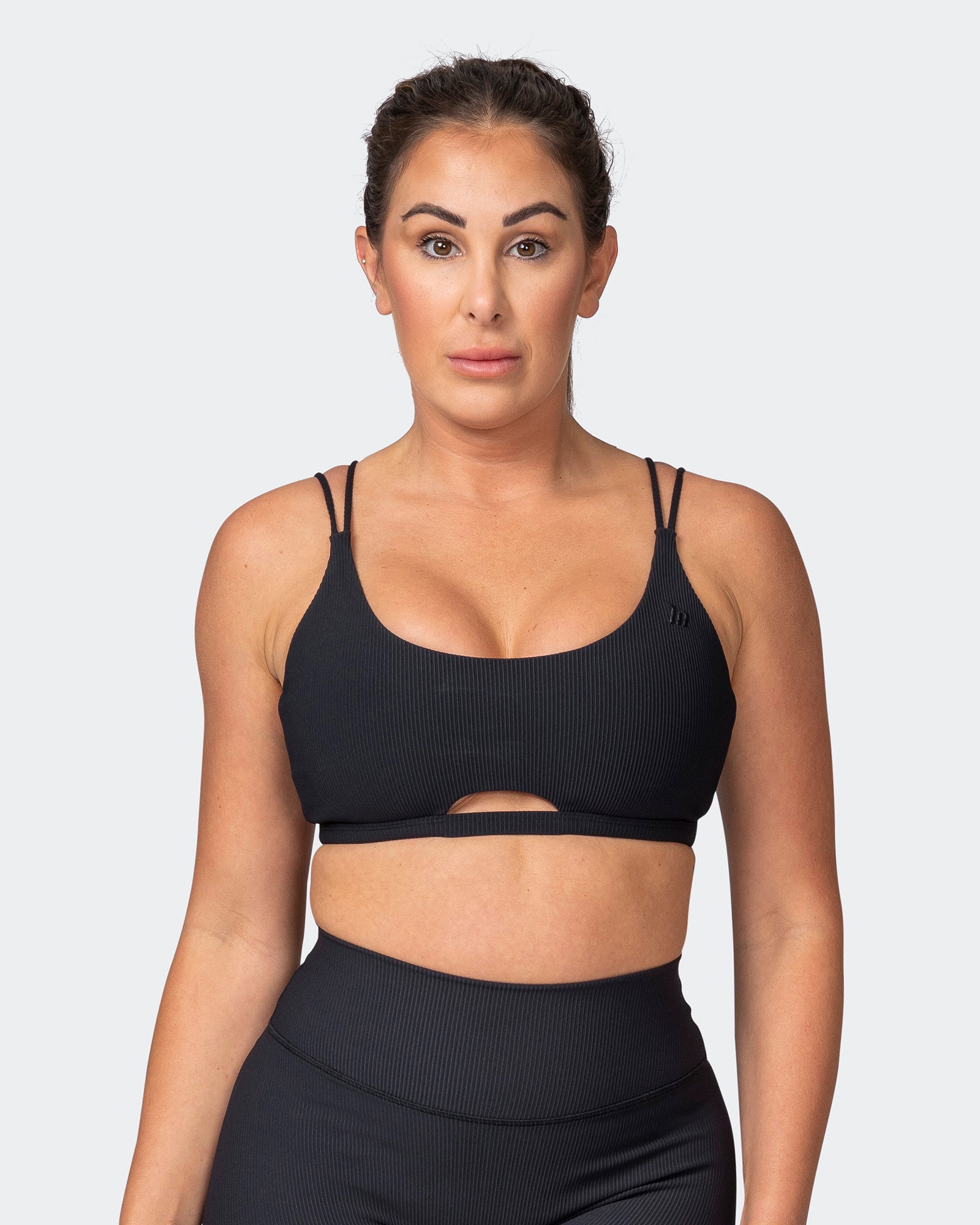 All Day Rib Bralette - Black