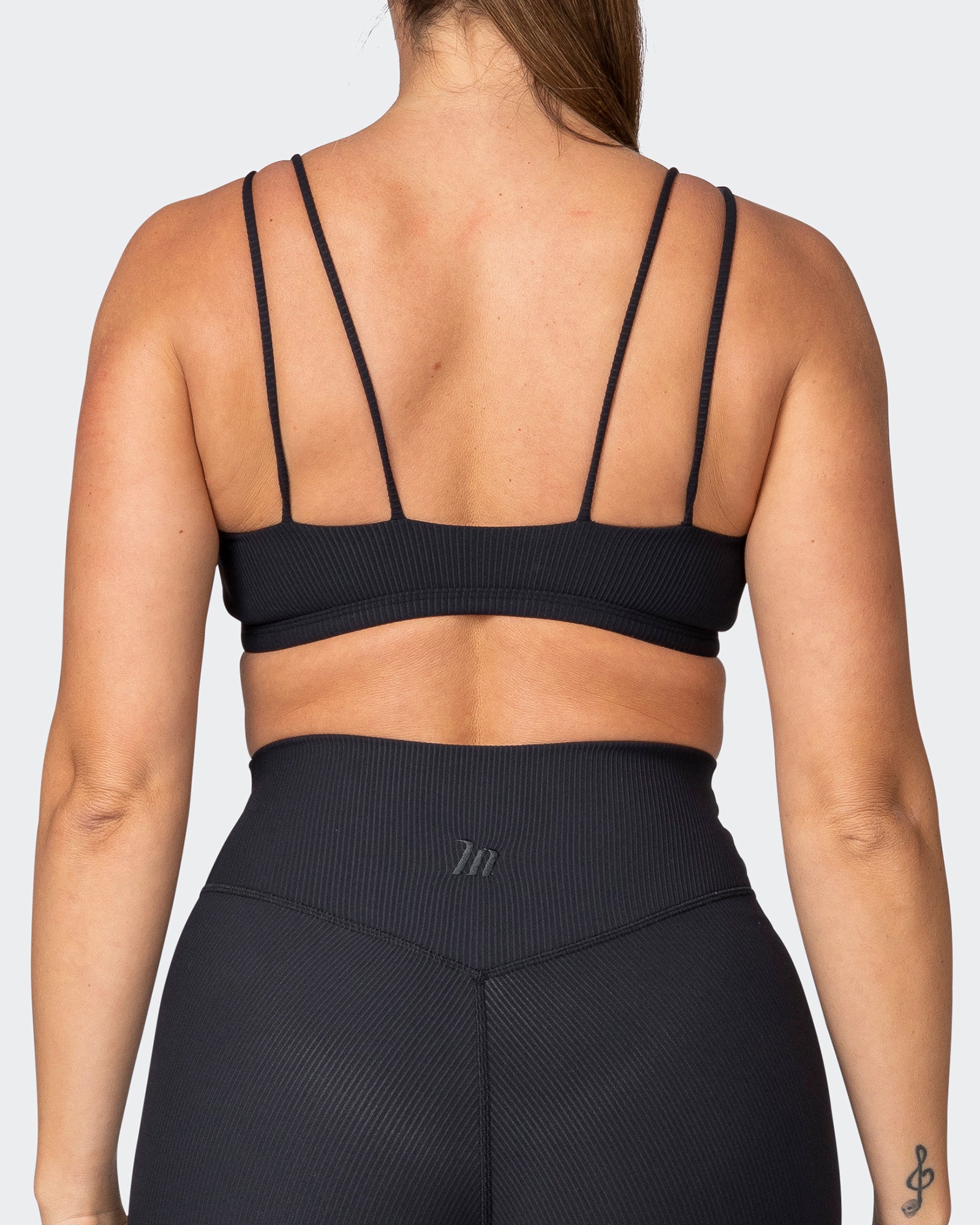 All Day Rib Bralette - Black