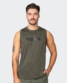 Burly Training Tank - Dark Khaki