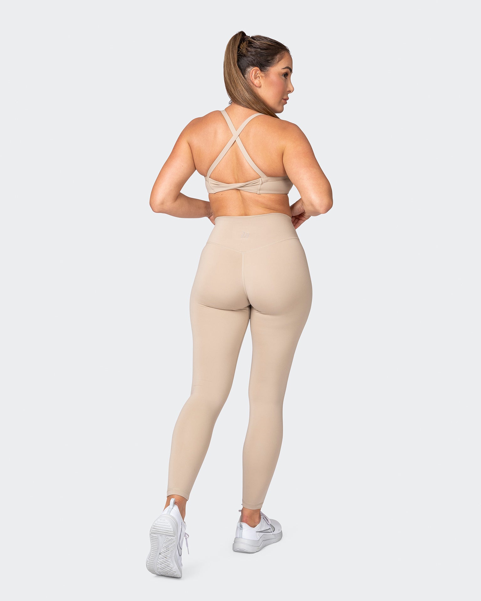 Zero Rise Everyday Ankle Length Leggings - Bone-Leggings-XXS-042379BNE-XXS-MNAPPRL22972-7-Muscle Nation