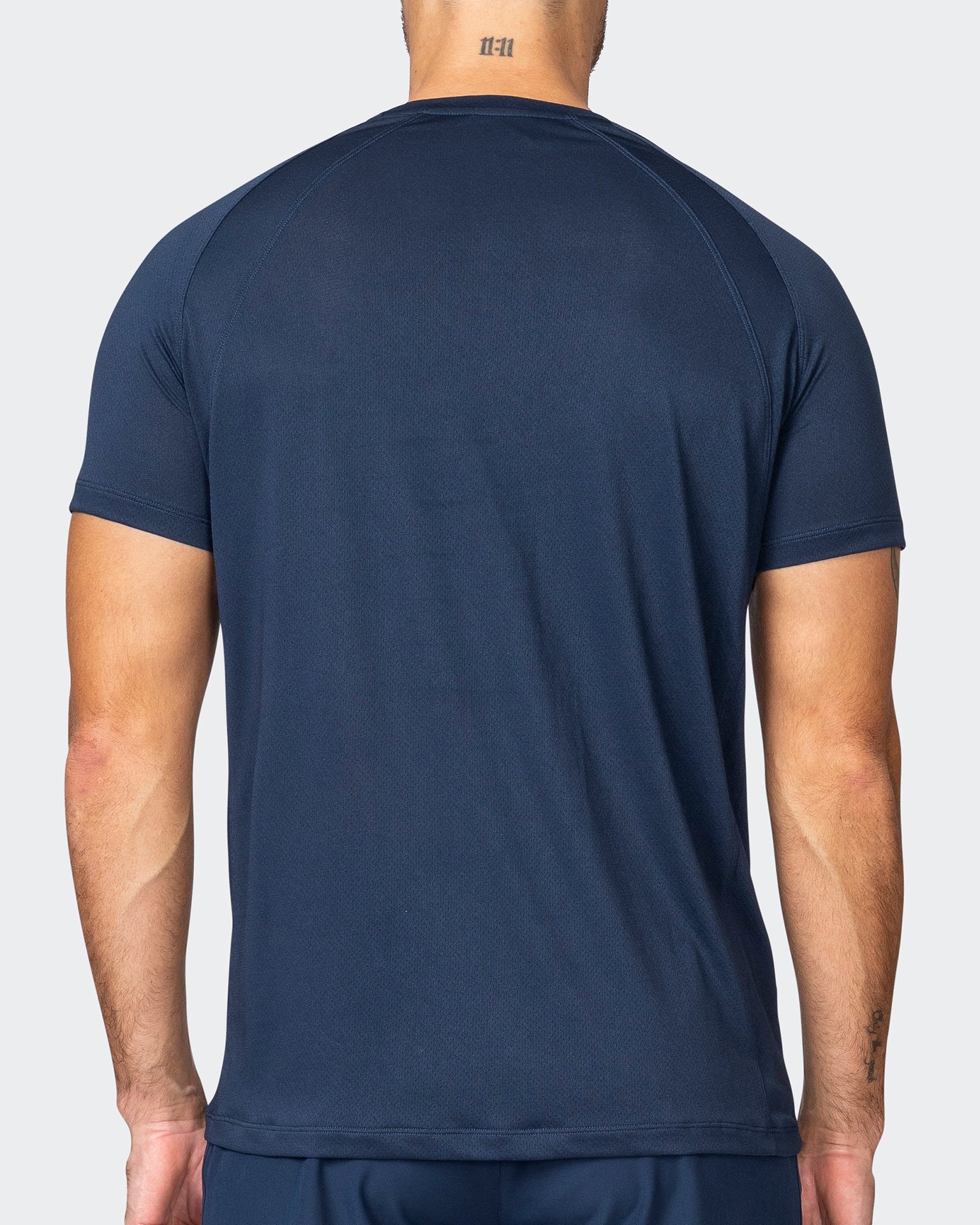 New Heights Running Tee - Navy-T-Shirts-S-042359NAVY-S-MNAPPRL22256-6-Muscle Nation
