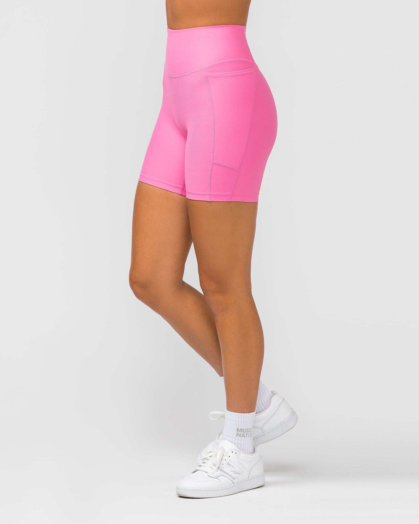 Agility Pocket Bike Shorts - Taffy