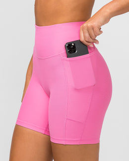 Agility Pocket Bike Shorts - Taffy