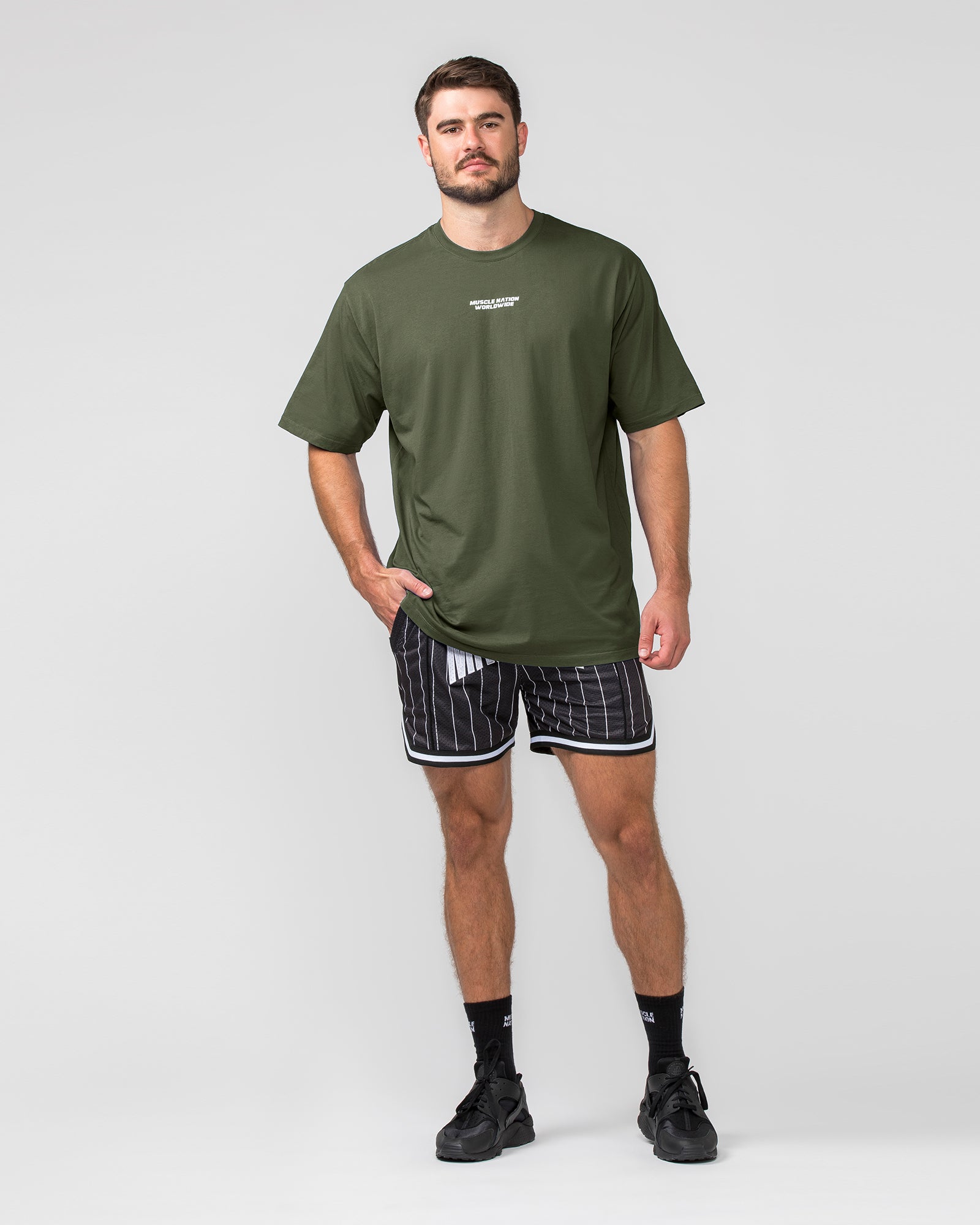 Represent Oversized Tee - Dark Khaki