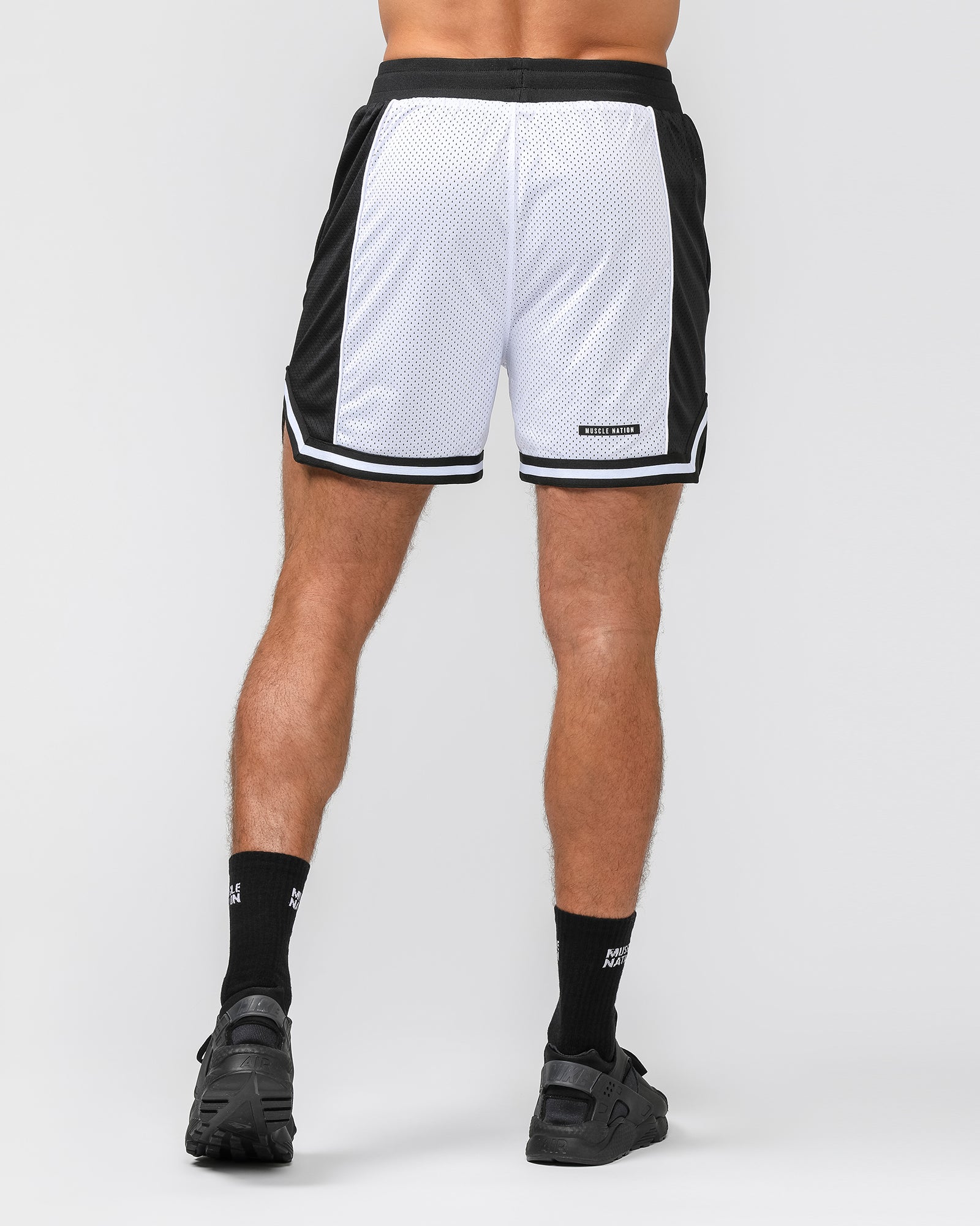 Fadeaway 5'' Basketball Shorts - White /Black