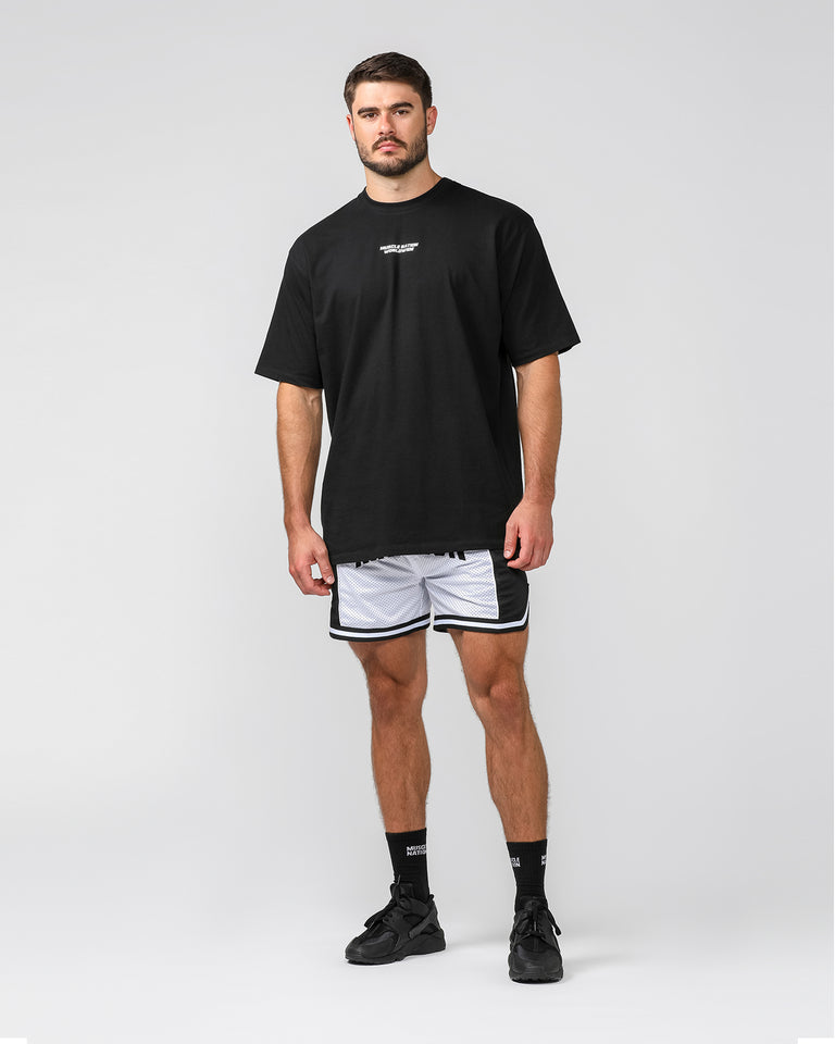 Represent Oversized Tee - Black - Muscle Nation