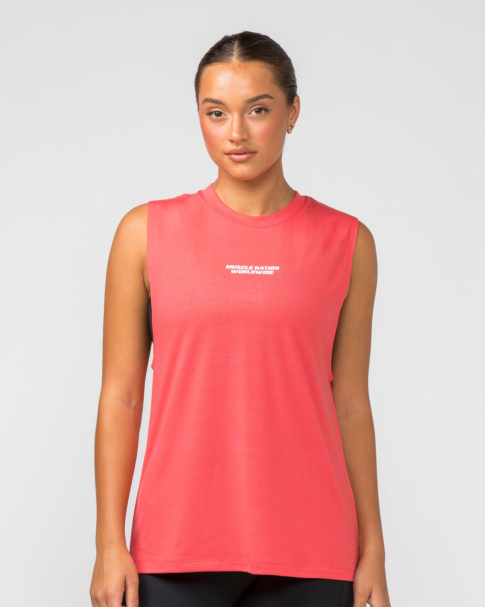 Represent Drop Arm Tank - Peach Orange