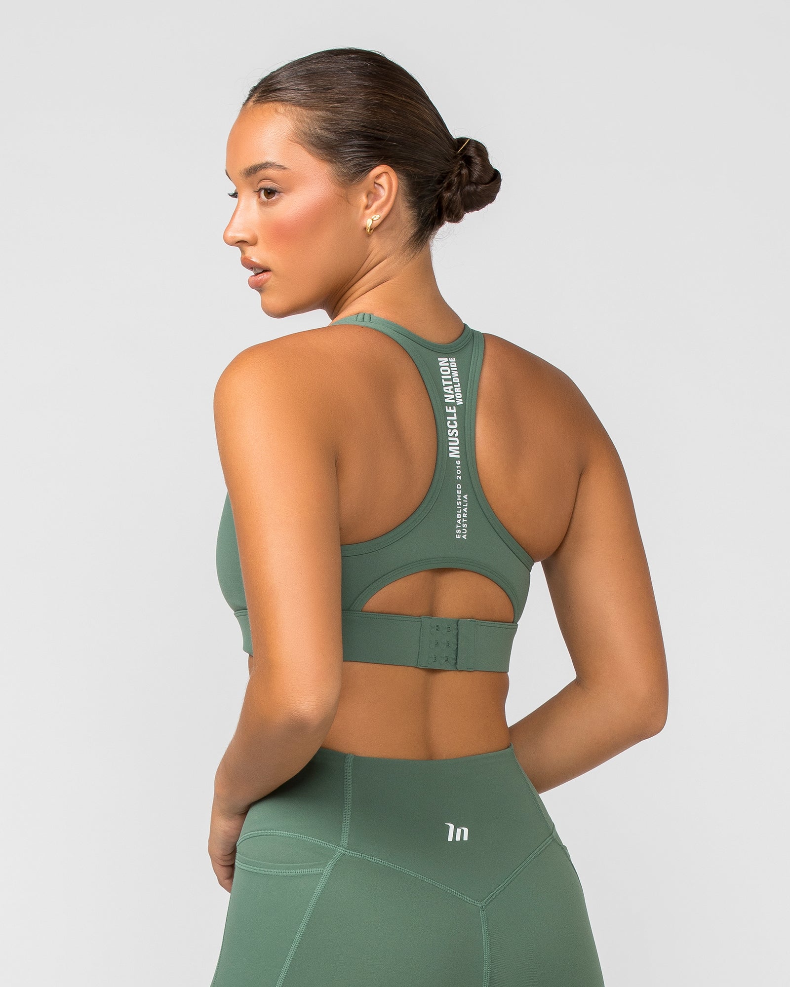 Faster Bra - Mineral Green