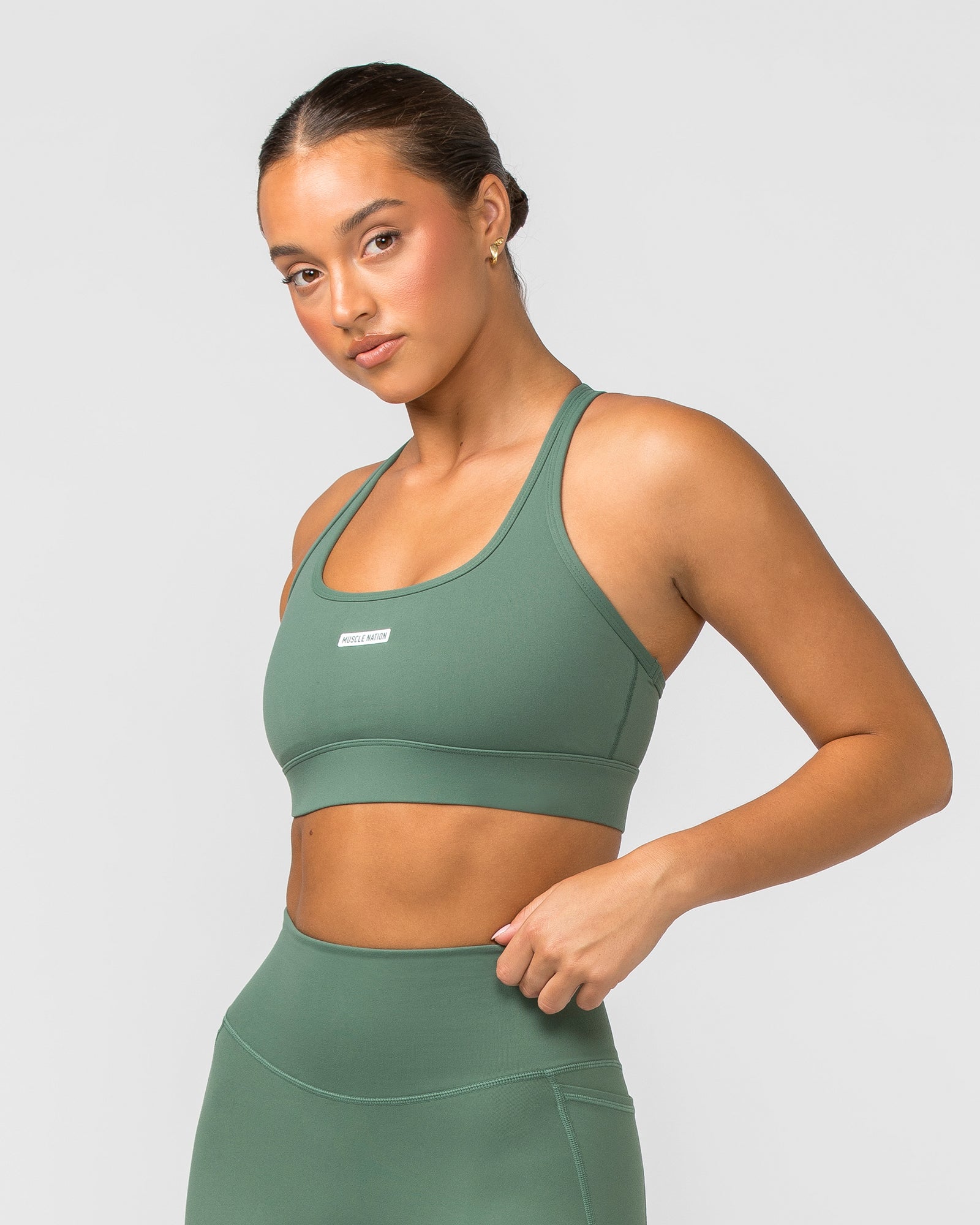 Faster Bra - Mineral Green