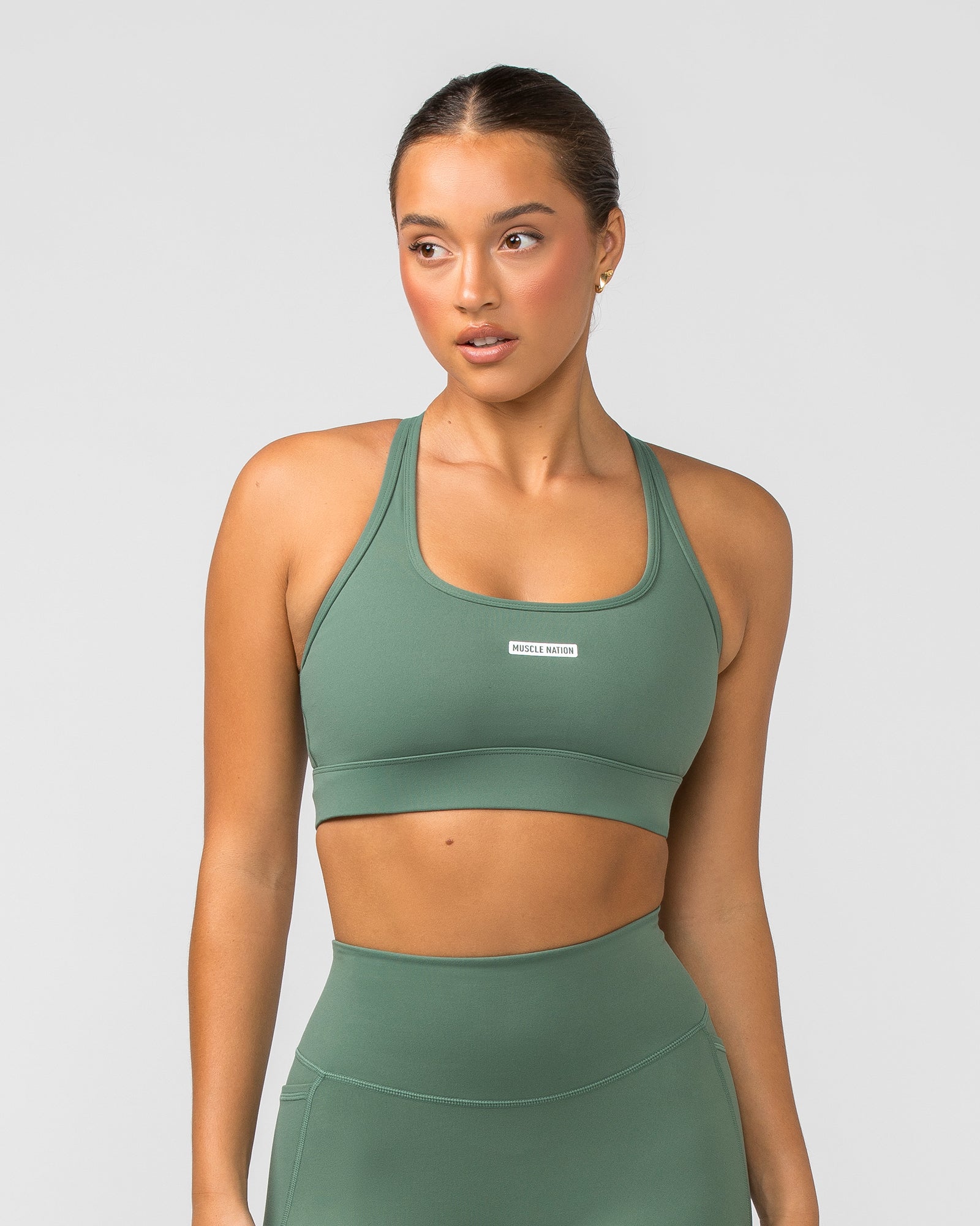 Faster Bra - Mineral Green