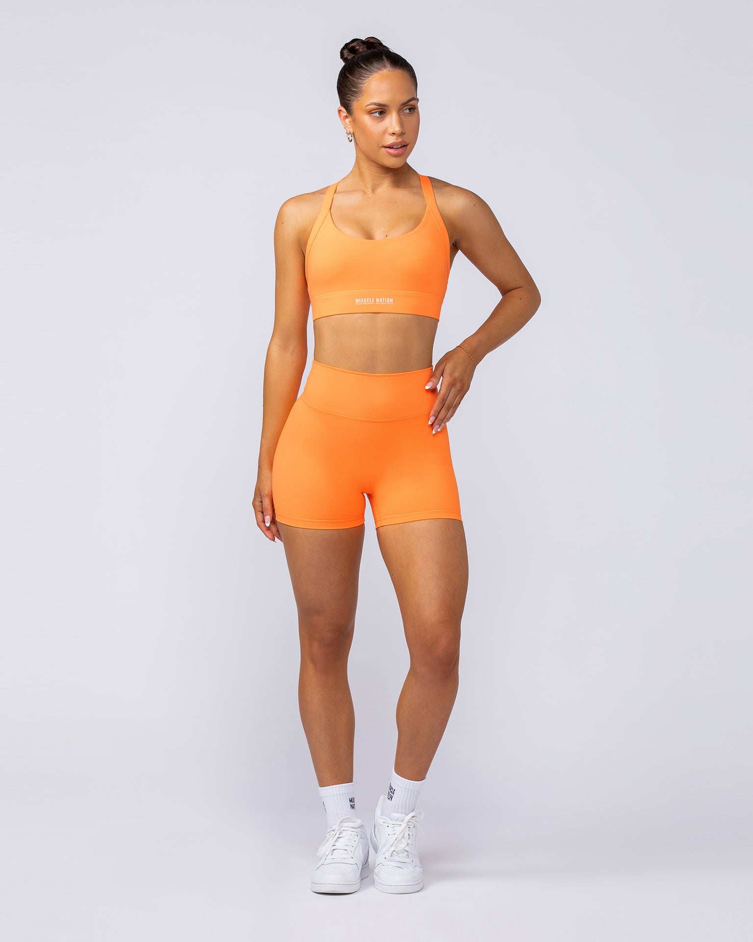 Rival Bra - Tangelo-Sports Bras-XXS-112453TANGLO-XXS-MNAPPRL33676-5-Muscle Nation