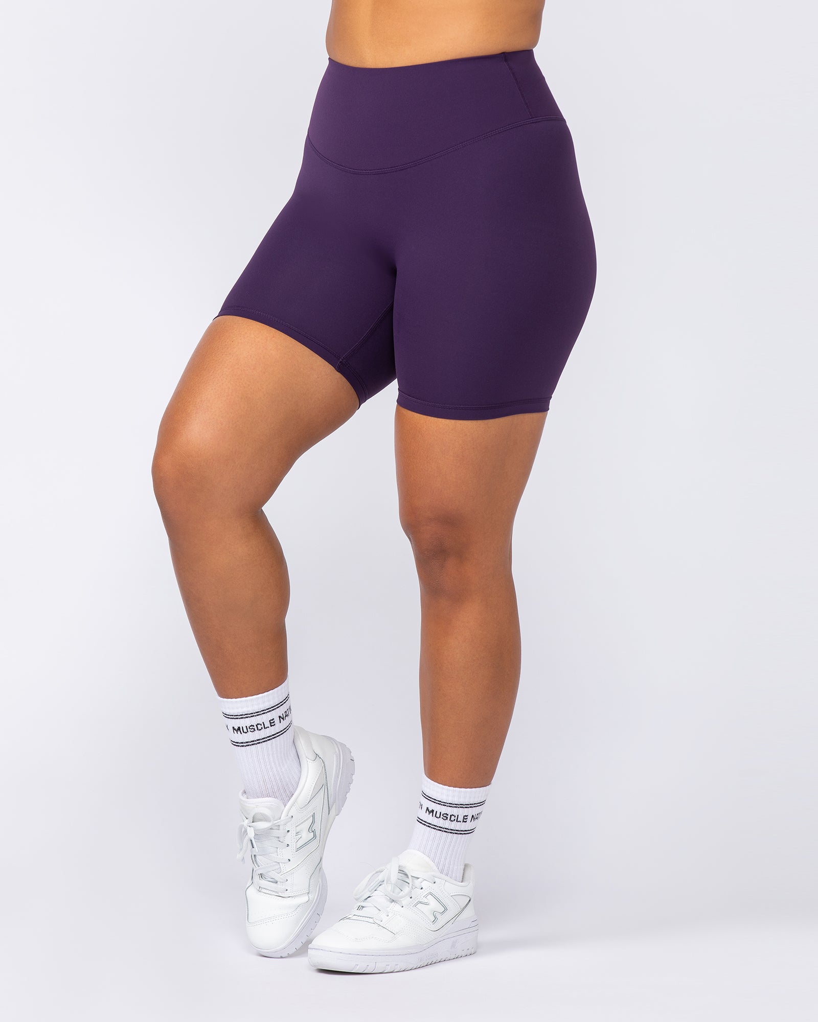 Ultra Aura Bike Shorts - Dark Purple