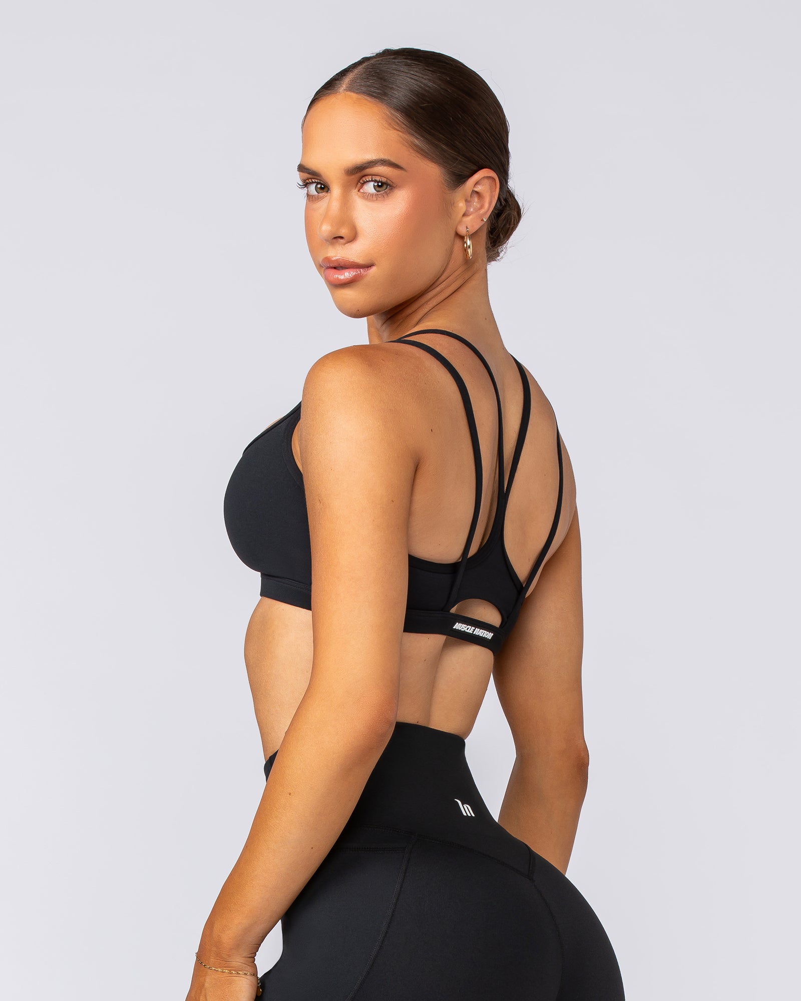 Pace It Bra - Black / Black