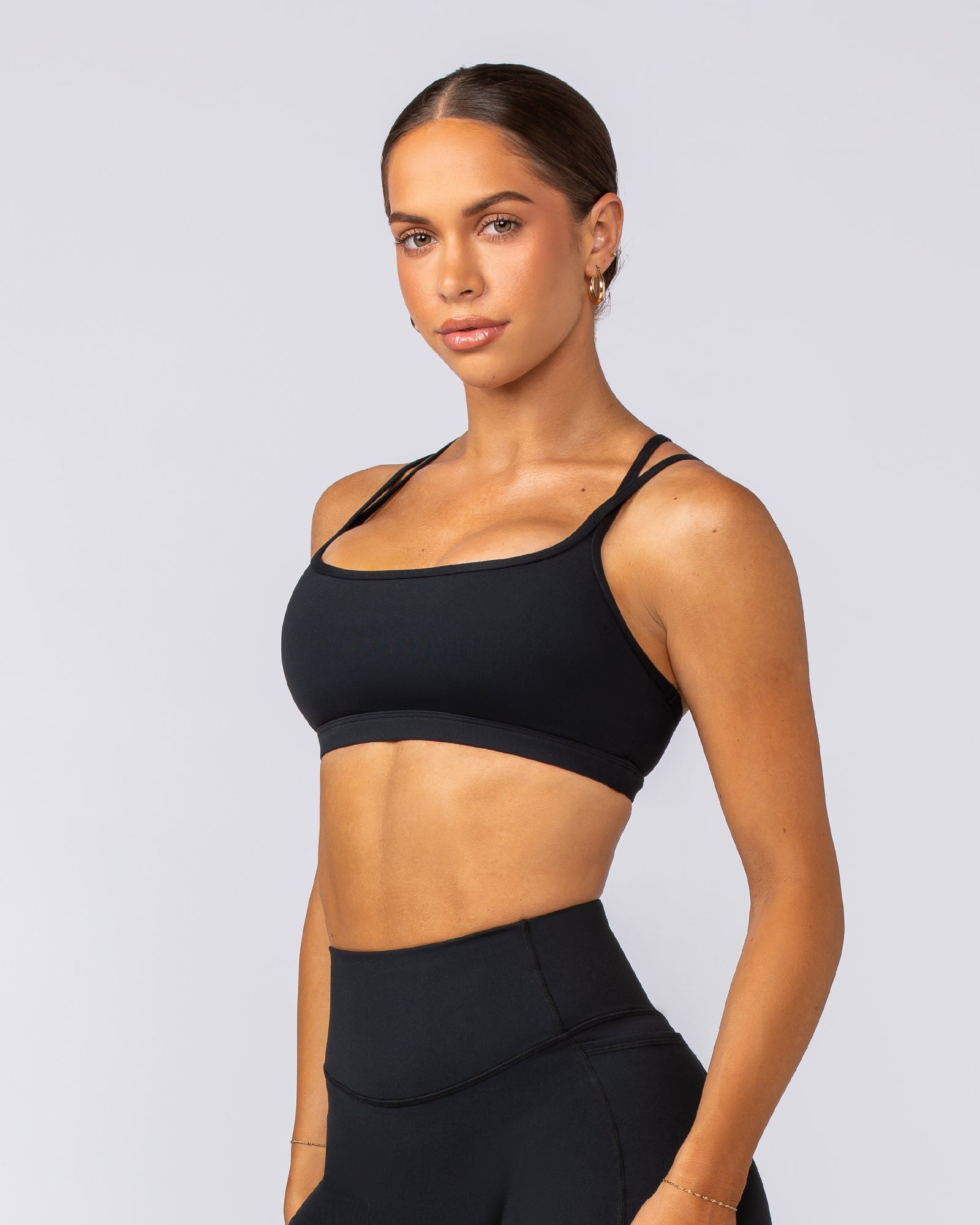 Pace It Bra - Black / Black