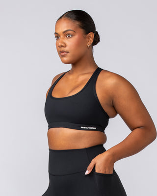 Drew Bra - Black-Sports Bras-XXS-092403BLK-XXS-MNAPPRL40212-2-Muscle Nation