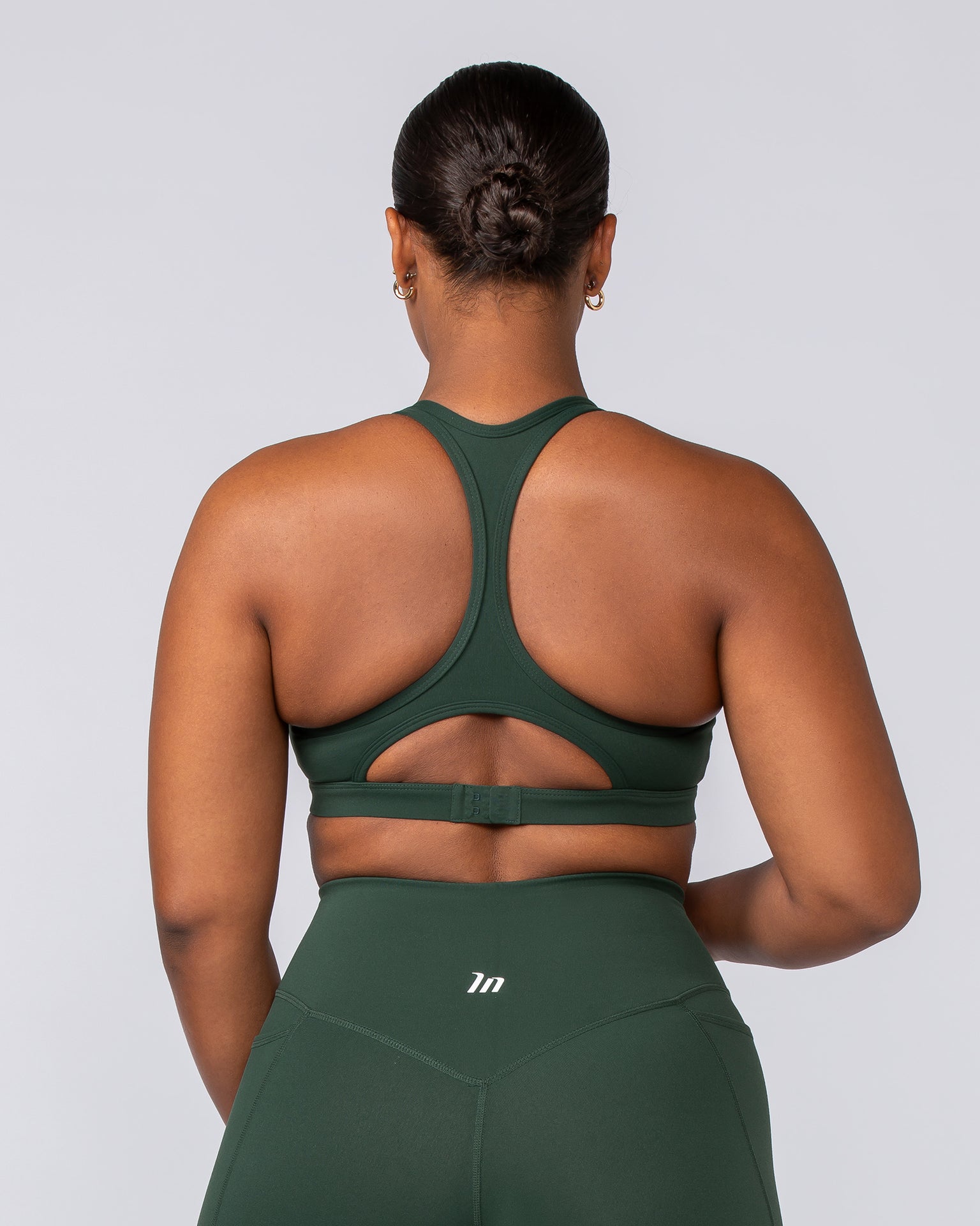Drew Bra - Forest Green-Sports Bras-XXS-092403FRSGRN-XXS-MNAPPRL40239-5-Muscle Nation