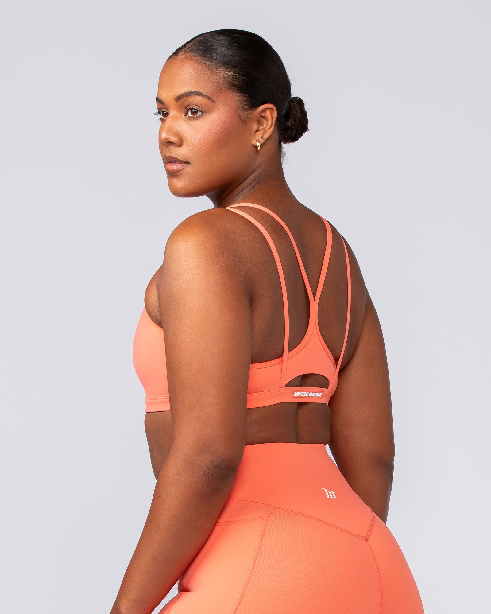 Pace It Bra - Hot Coral