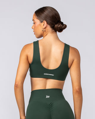Elite Bralette - Forest Green-Bralettes-XXS-092401FRSGRN-XXS-MNAPPRL40167-2-Muscle Nation