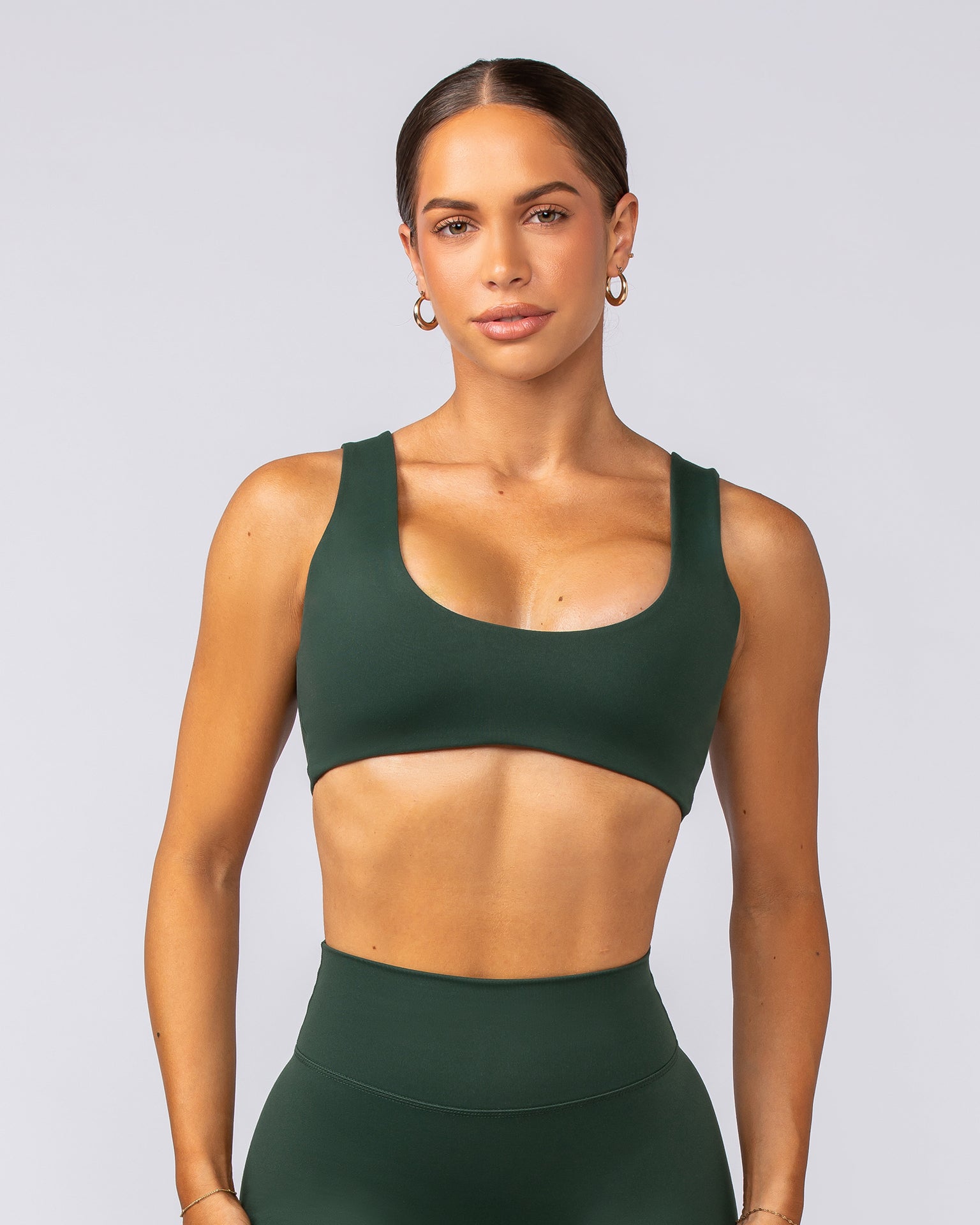 Elite Bralette - Forest Green-Bralettes-XXS-092401FRSGRN-XXS-MNAPPRL40167-1-Muscle Nation