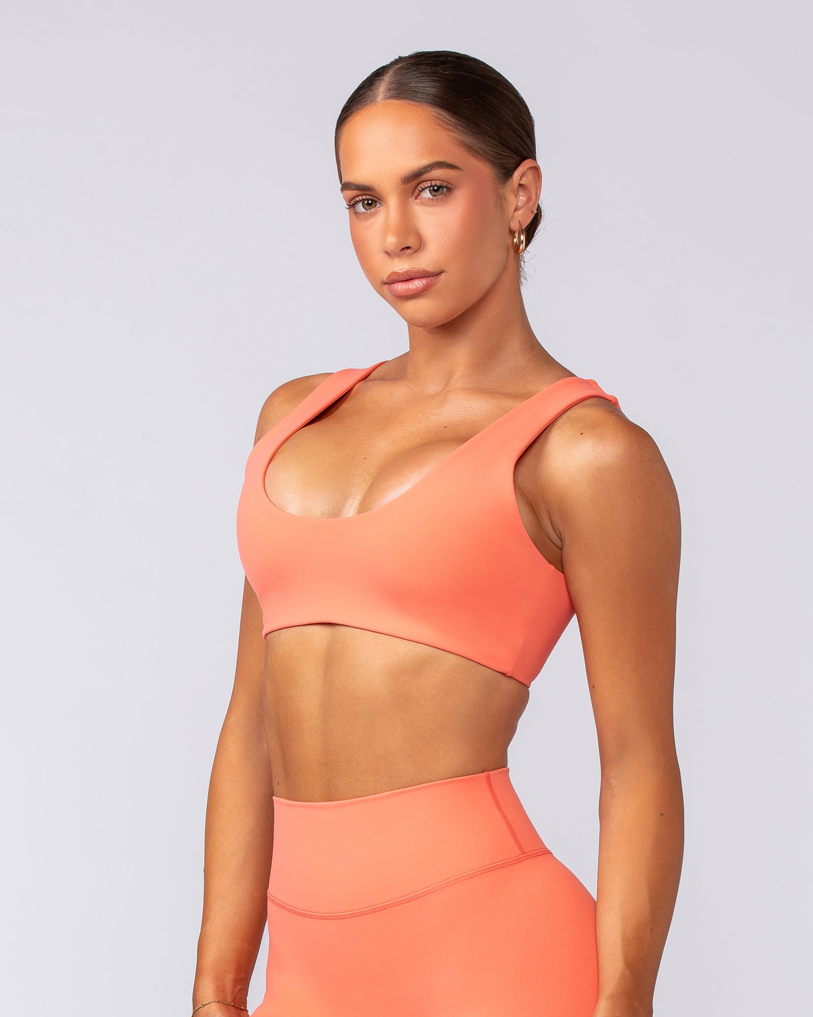 Elite Bralette - Hot Coral