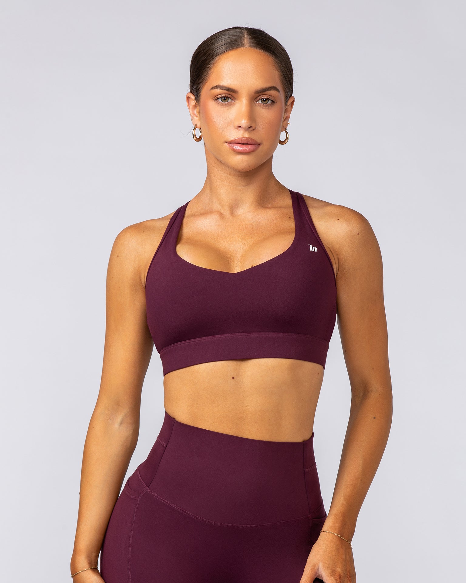 Elite Support Bra - Sangria-Sports Bras-XXS-022501SGRA-XXS-MNAPPRL40761-2-Muscle Nation