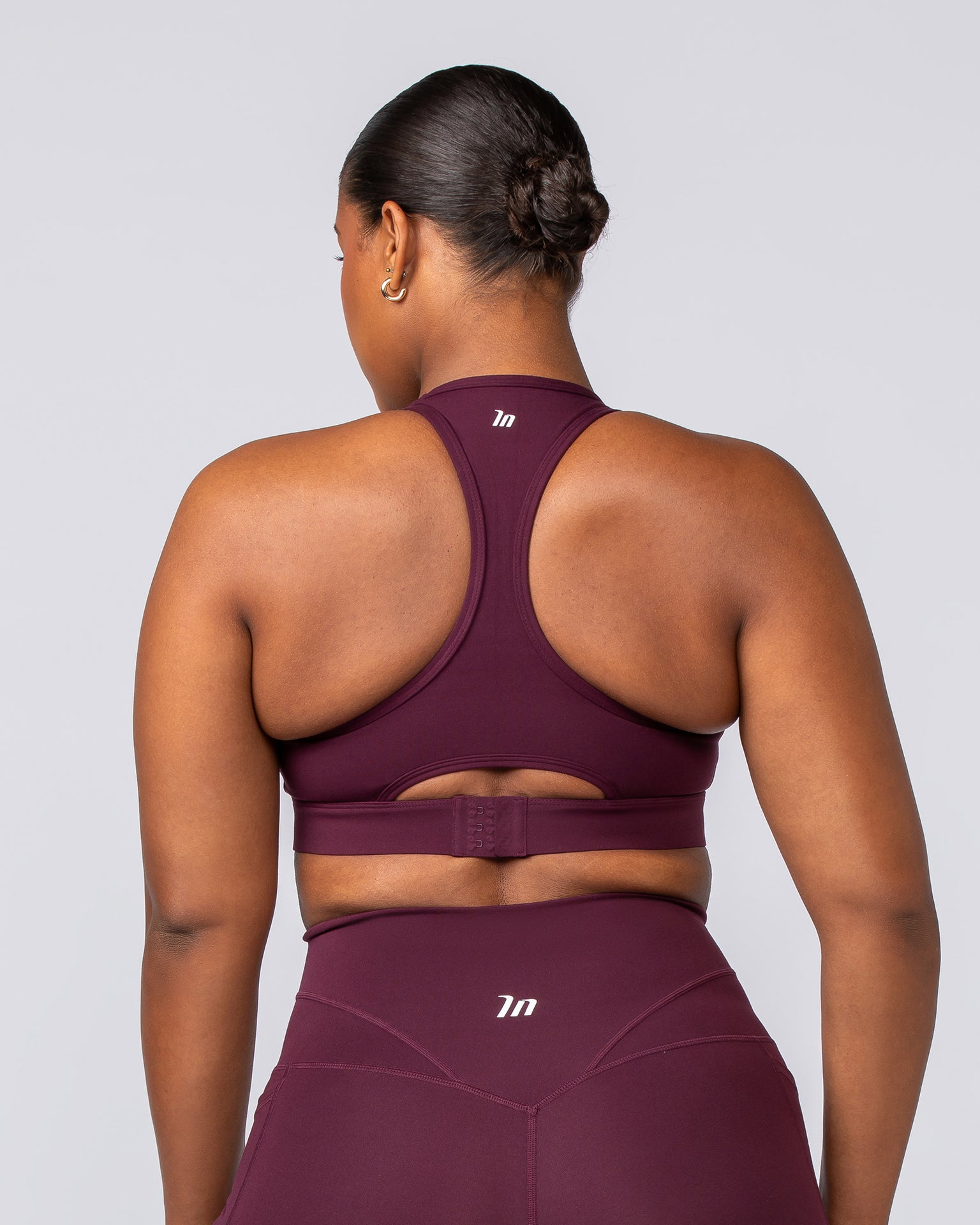 Unrivalled Moulded Bra - Sangria-Sports Bras-XS-022502SGRA-XS-MNAPPRL40600-5-Muscle Nation