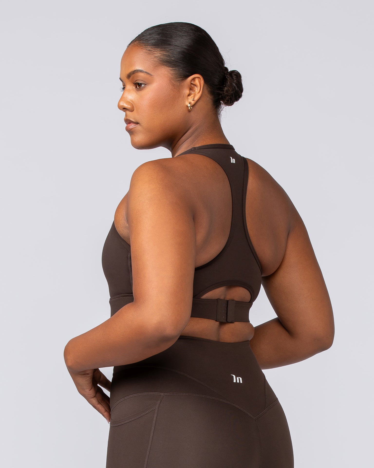 Unrivalled Moulded Bra - Cocoa-Sports Bras-XS-022502COCOA-XS-MNAPPRL40592-3-Muscle Nation