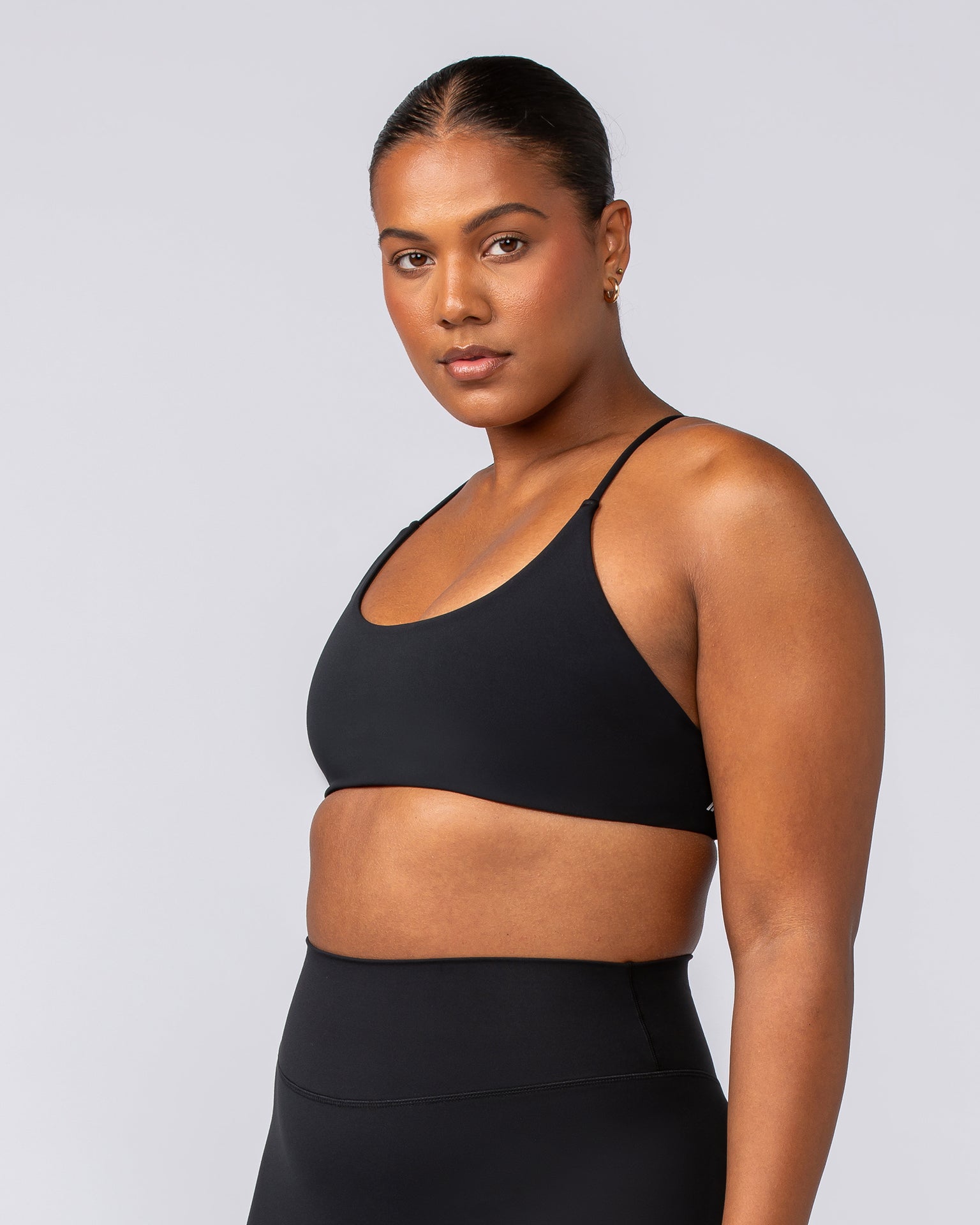 Liberty Strike Bralette - Black-Bralettes-XXS-022506BLK-XXS-MNAPPRL40539-3-Muscle Nation