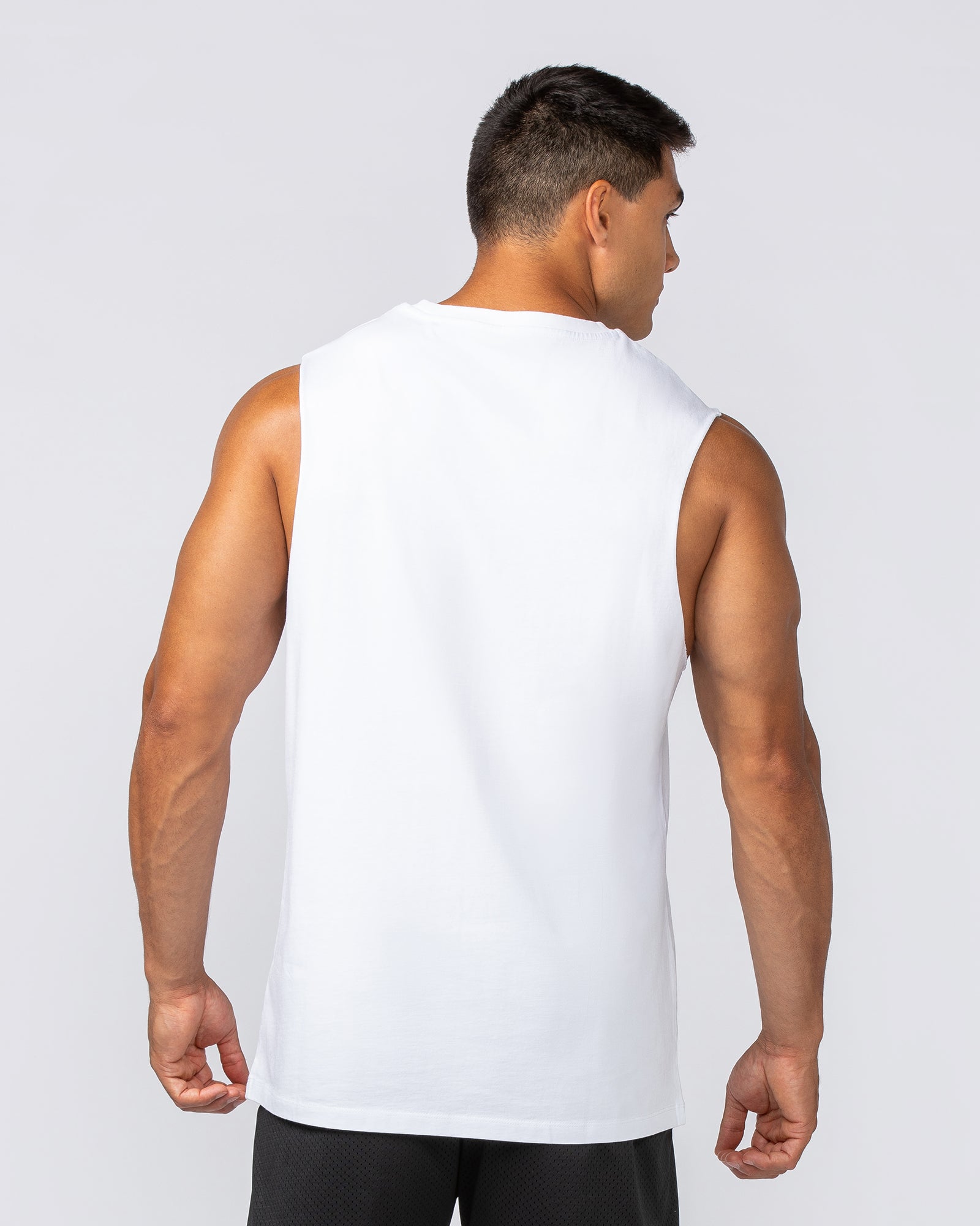 Throwback Training Tank - White