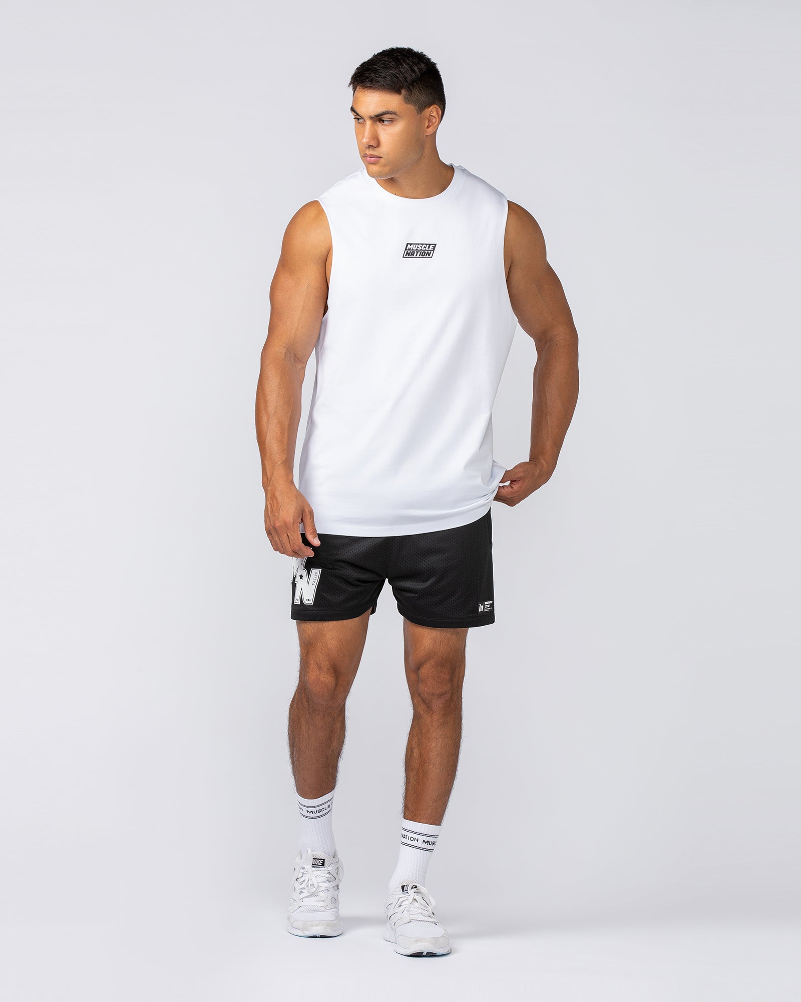 Throwback Training Tank - White