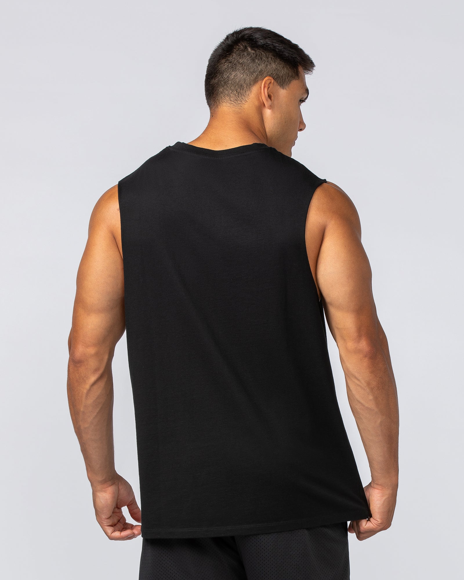 Throwback Training Tank - Black