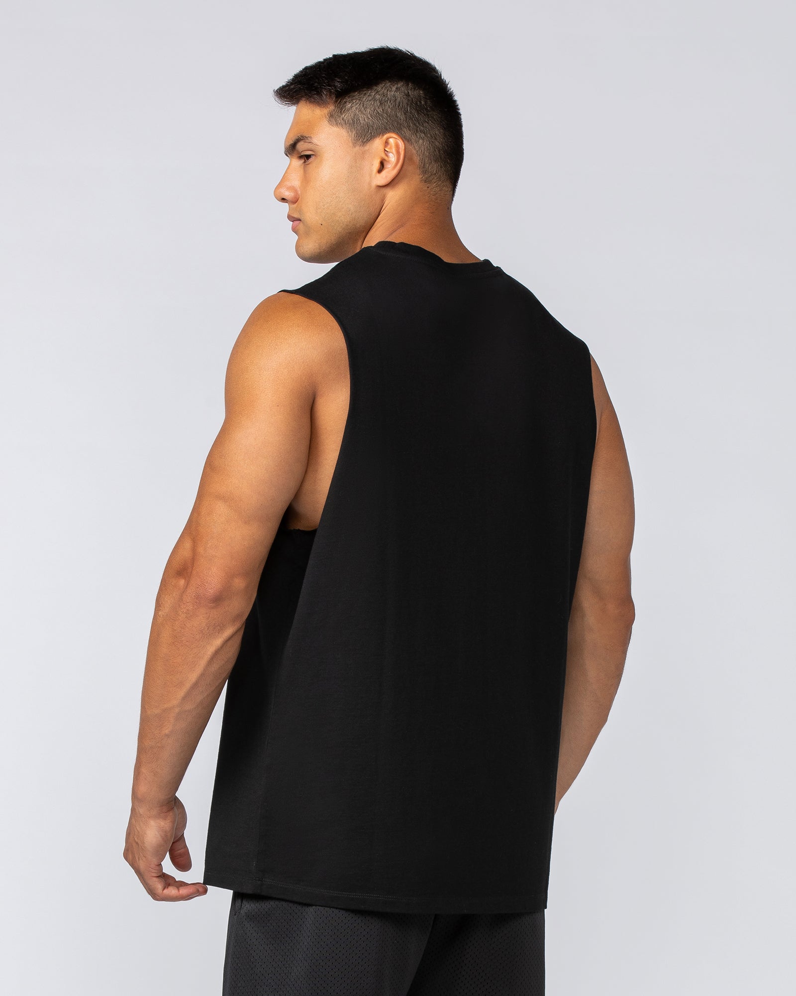 Throwback Training Tank - Black