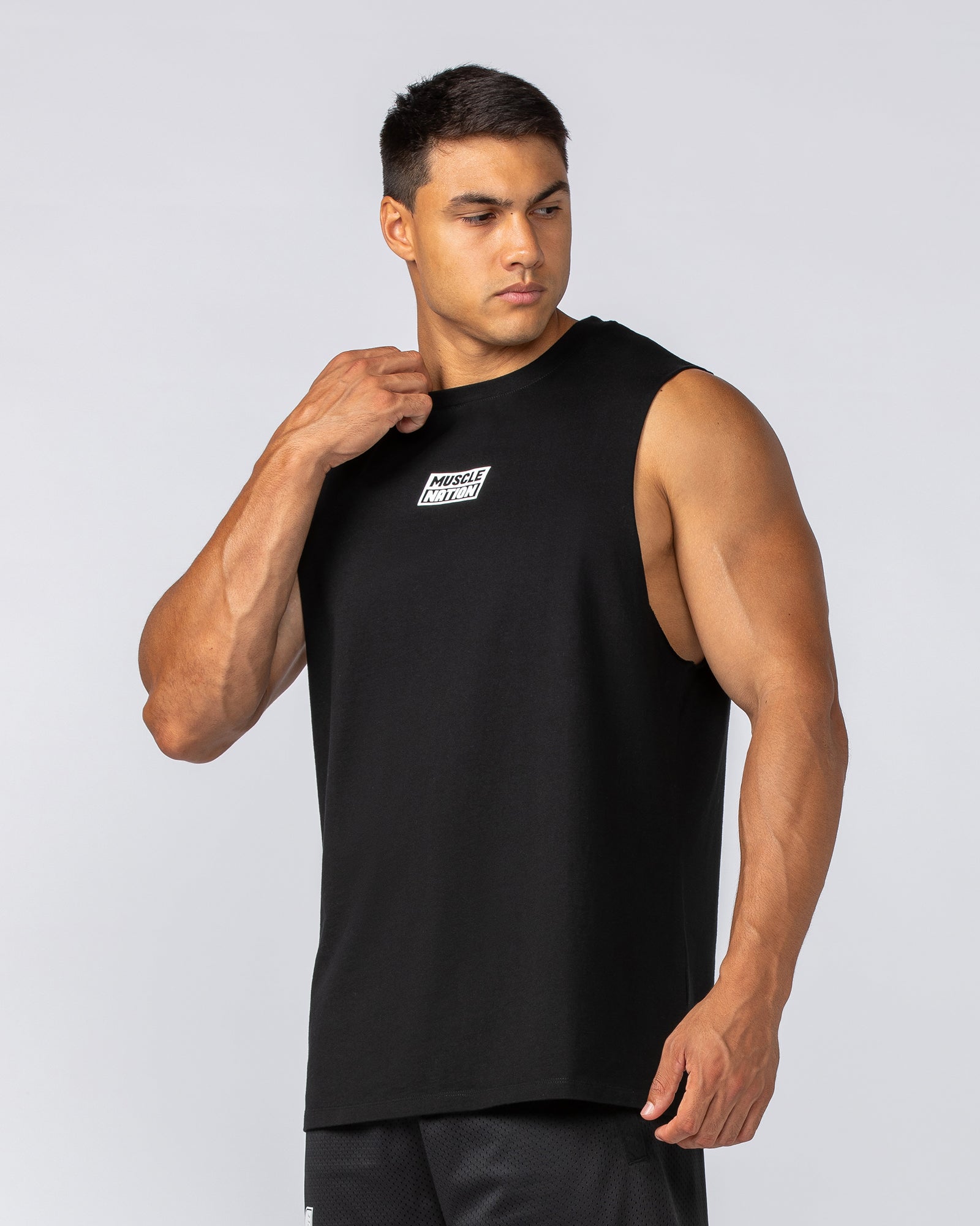 Throwback Training Tank - Black