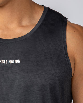 Aero Active Tank - Black-Singlets & Tanks-S-092419BLK-S-MNAPPRL40118-2-Muscle Nation