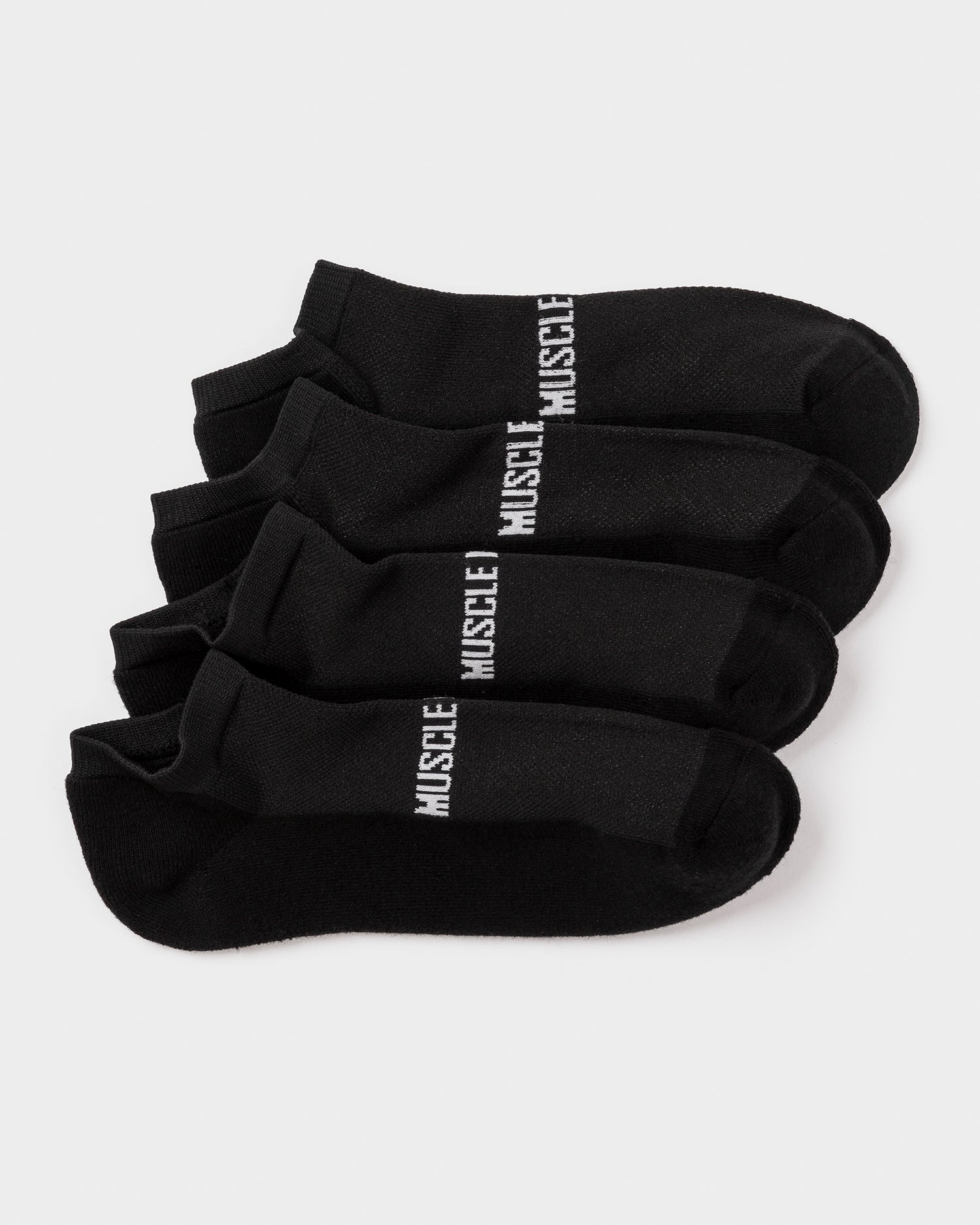 Mens Ankle Socks (x2 Pack) - Black
