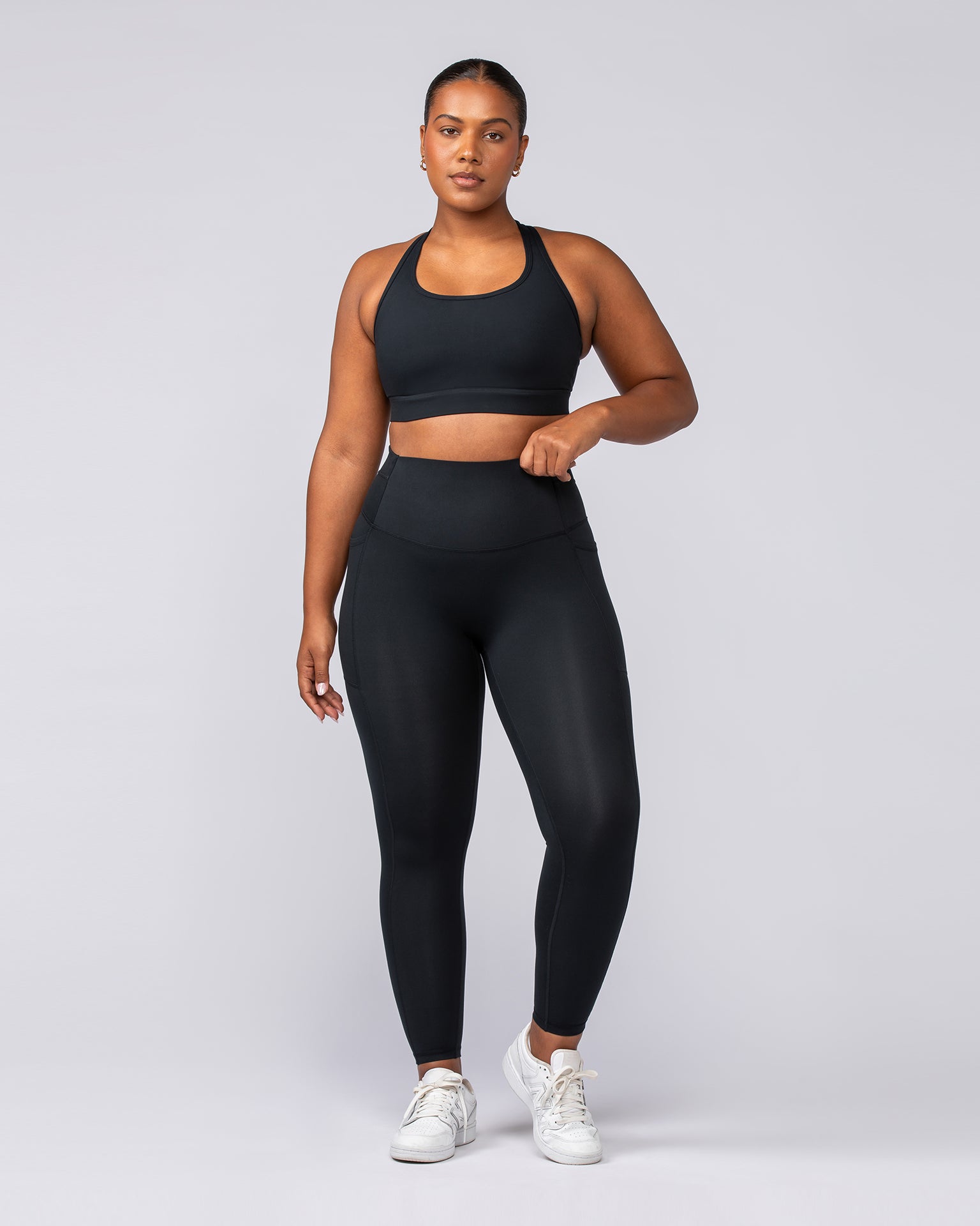 Unrivalled Moulded Bra - Black-Sports Bras-XS-022502BLK-XS-MNAPPRL40608-5-Muscle Nation