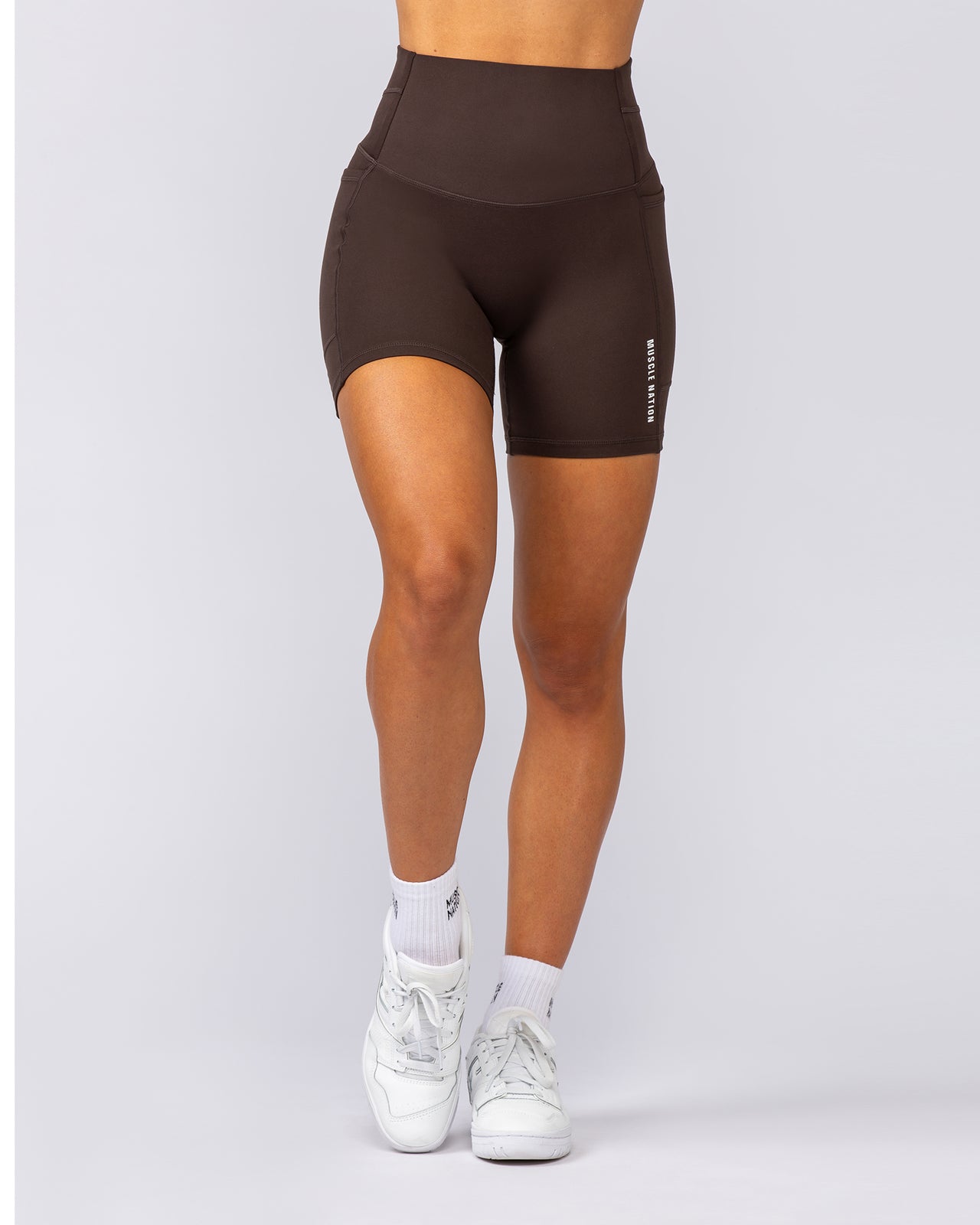 Unrivalled Everyday Pocket Bike Shorts - Cocoa-Shorts-XXS-022503COCOA-XXS-MNAPPRL44009-7-Muscle Nation