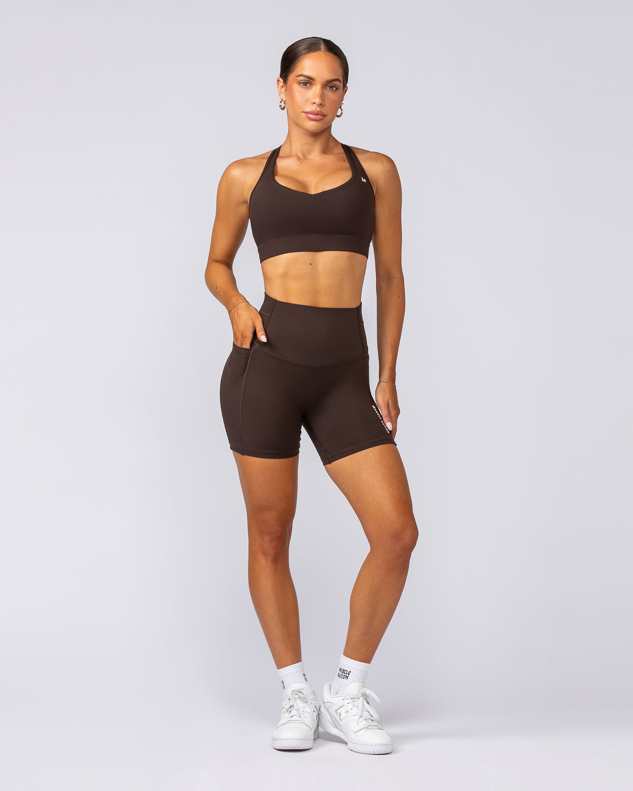 Unrivalled Everyday Pocket Bike Shorts - Cocoa-Shorts-XXS-022503COCOA-XXS-MNAPPRL44009-12-Muscle Nation