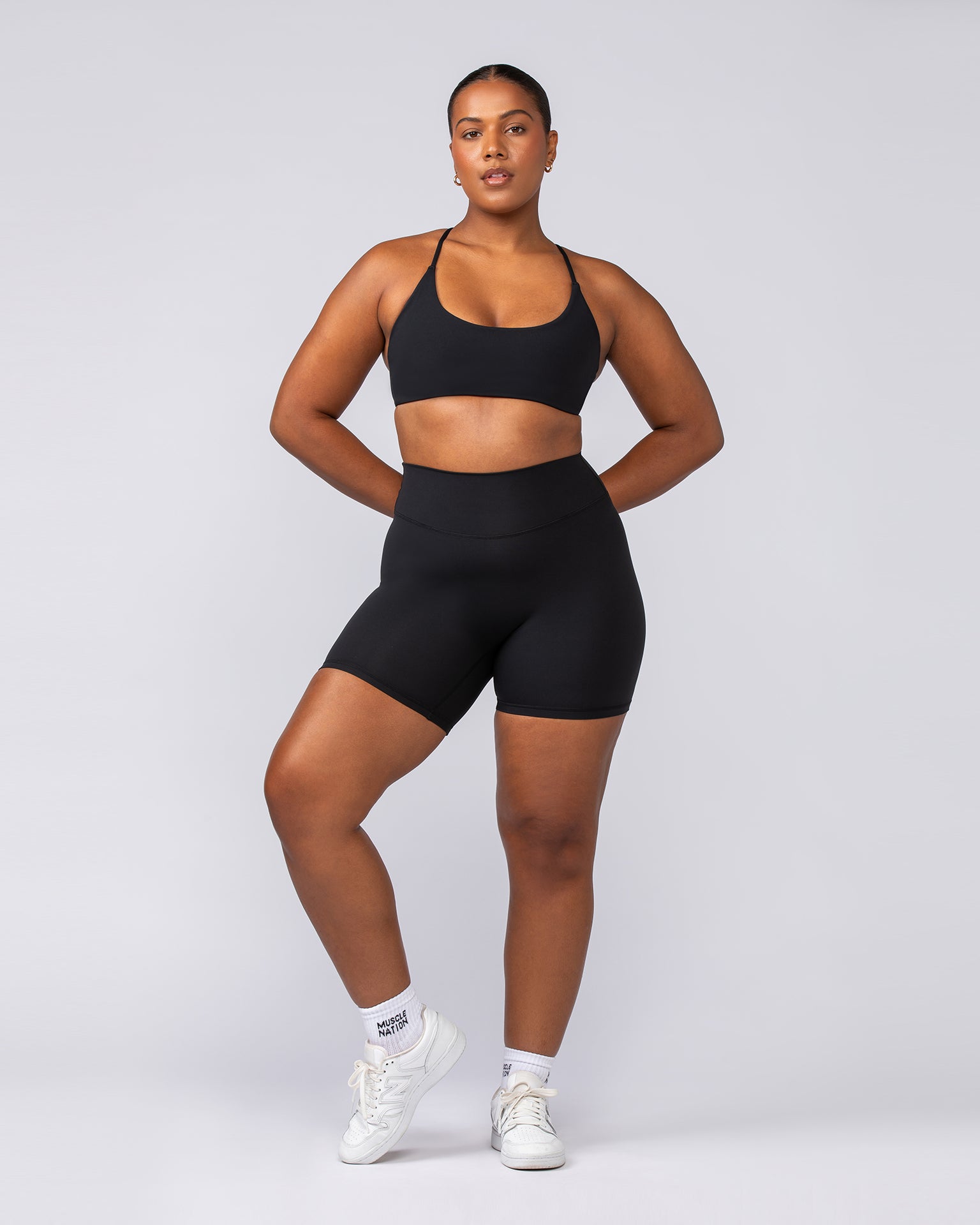 Liberty Zero Rise Bike Shorts - Black-Shorts-XXS-072321BLK-XXS-MNAPPRL25769-6-Muscle Nation