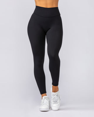 Liberty Zero Rise Ankle Length Leggings - Black-Leggings-XXS-072322BLK-XXS-MNAPPRL25823-2-Muscle Nation