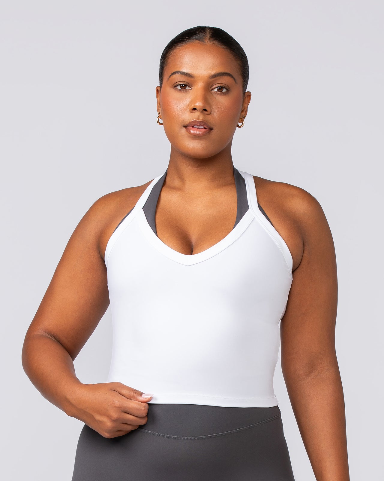Effortless Tank - White-Singlets & Tanks-XXS-022511WHT-XXS-MNAPPRL40725-2-Muscle Nation