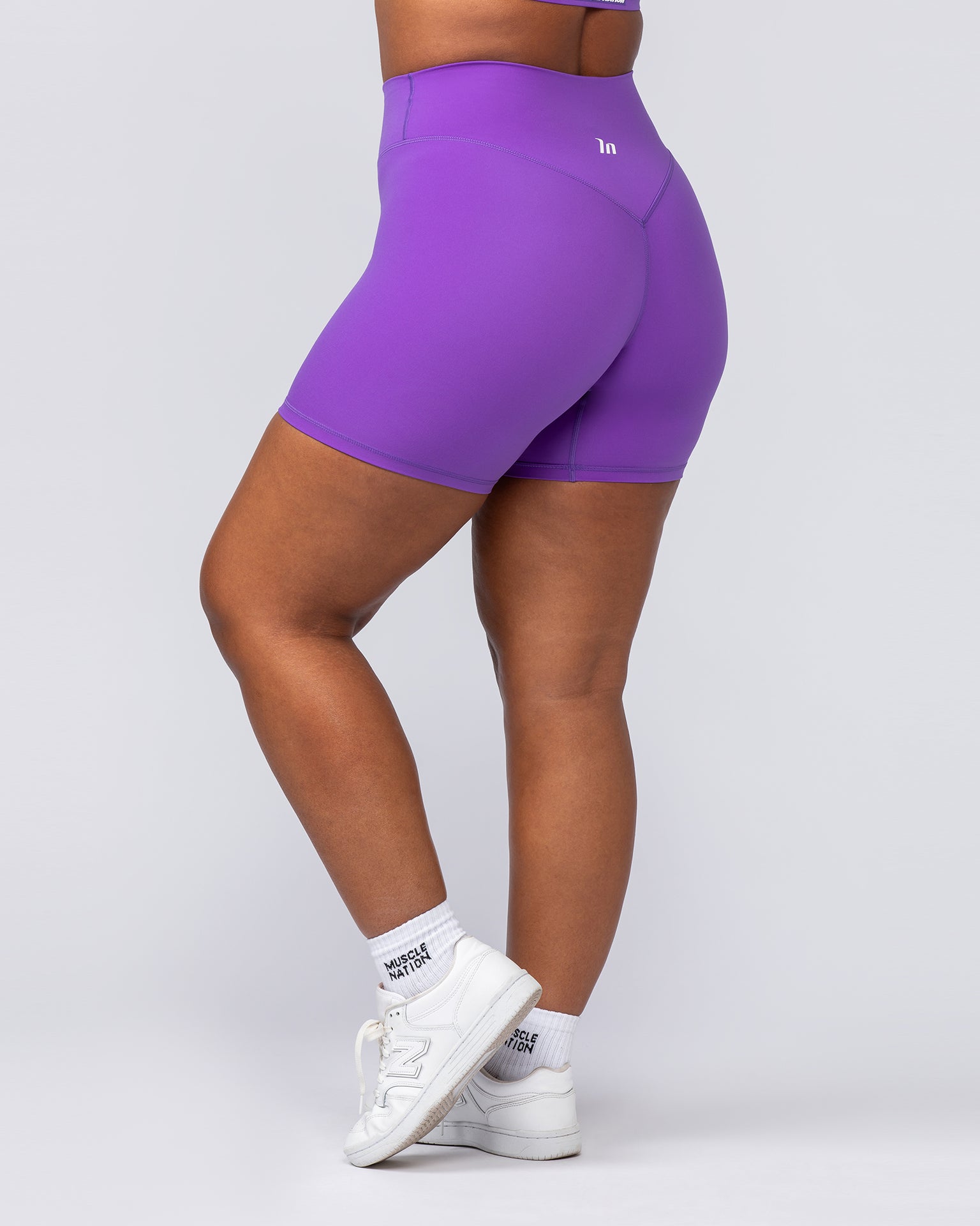 Liberty Zero Rise Bike Shorts - Viola-Bottoms-XXS-022507VIOLA-XXS-MNAPPRL40657-5-Muscle Nation