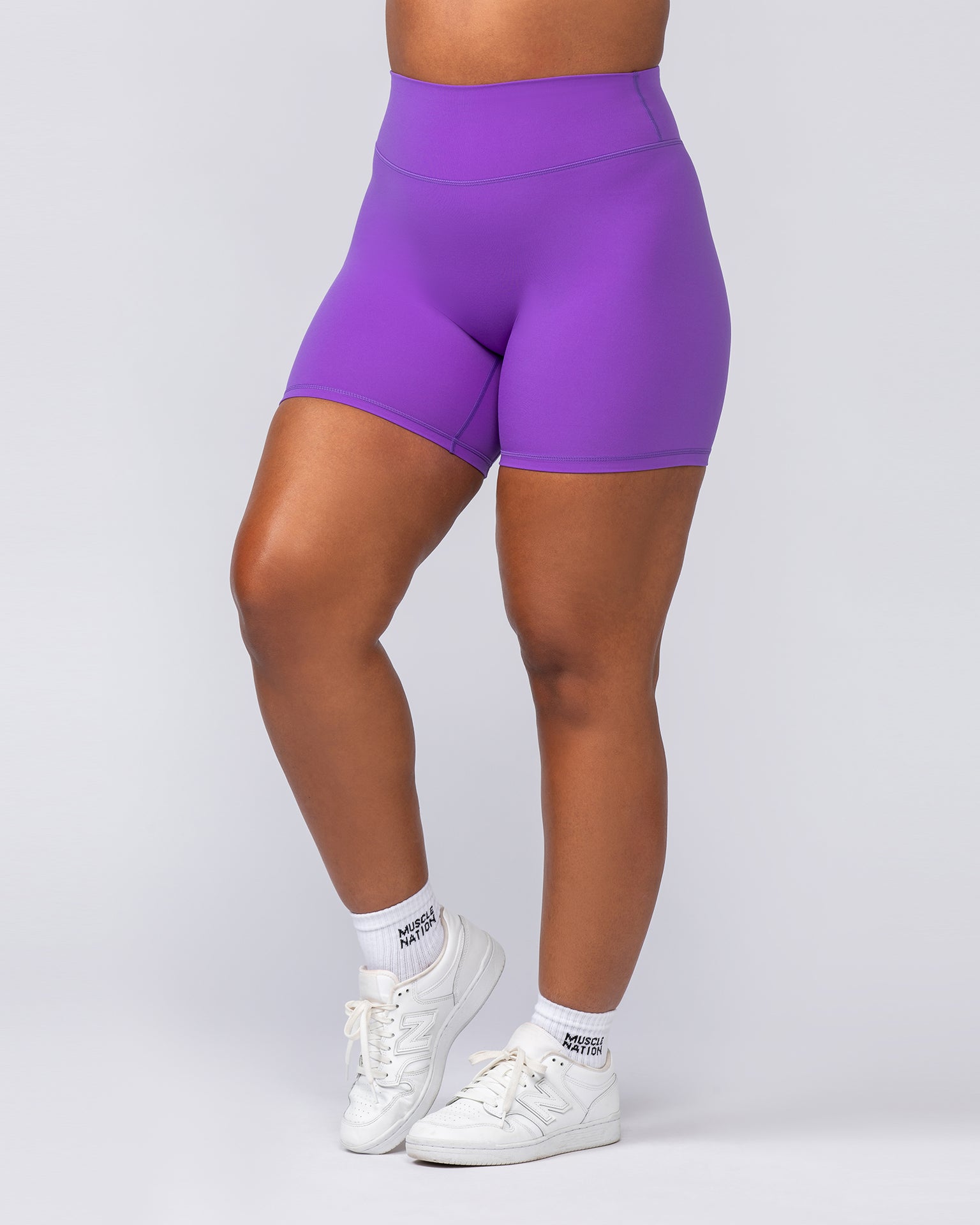 Liberty Zero Rise Bike Shorts - Viola-Bottoms-XXS-022507VIOLA-XXS-MNAPPRL40657-4-Muscle Nation