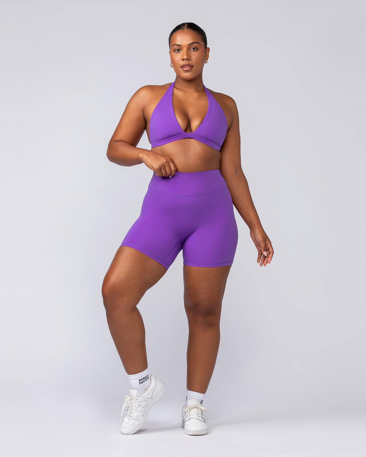 Liberty Zero Rise Bike Shorts - Viola-Bottoms-XXS-022507VIOLA-XXS-MNAPPRL40657-7-Muscle Nation
