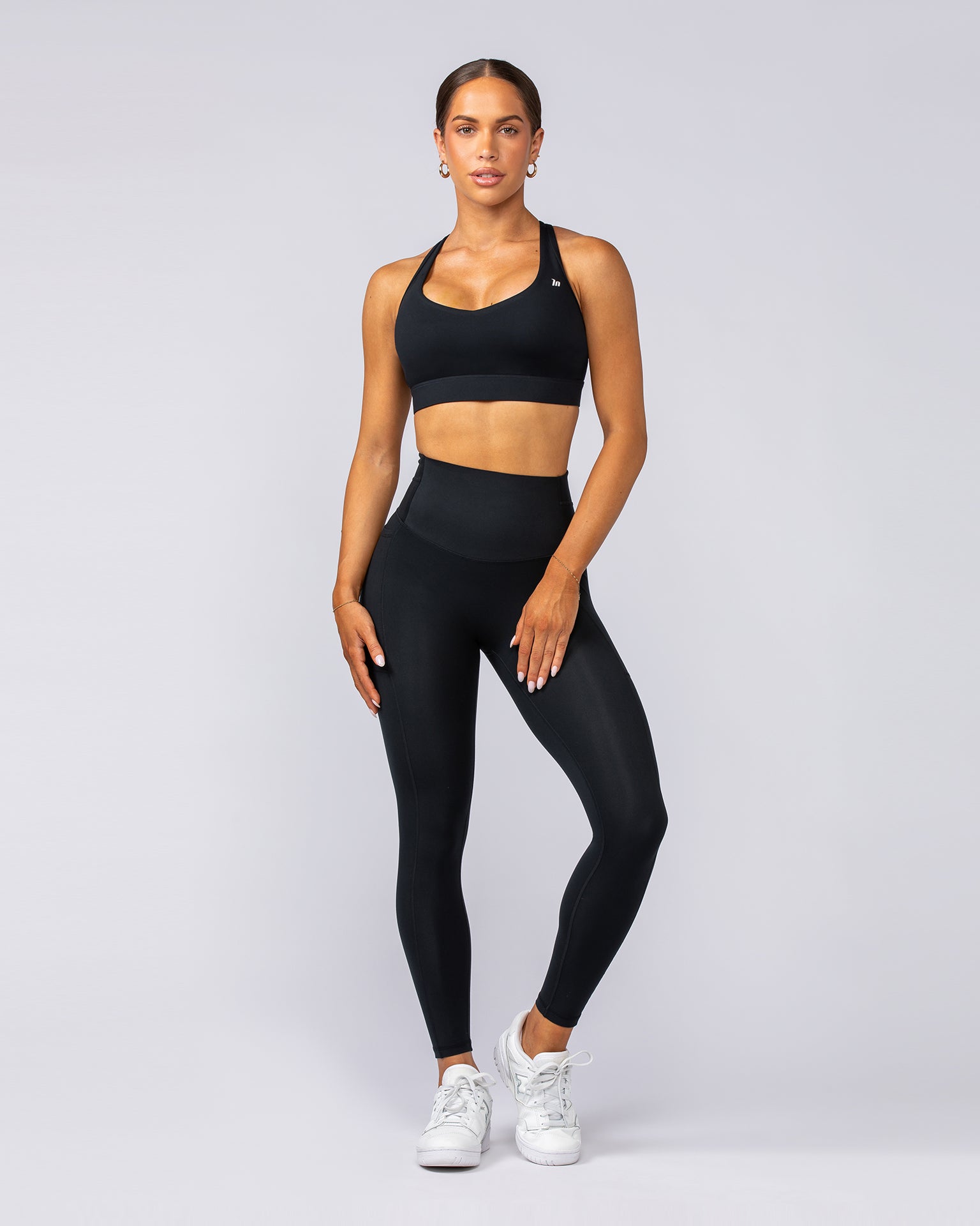 Unrivalled Everyday Pocket Ankle Leggings - Black-Leggings-XXS-042320BLK-XXS-MNAPPRL23743-7-Muscle Nation