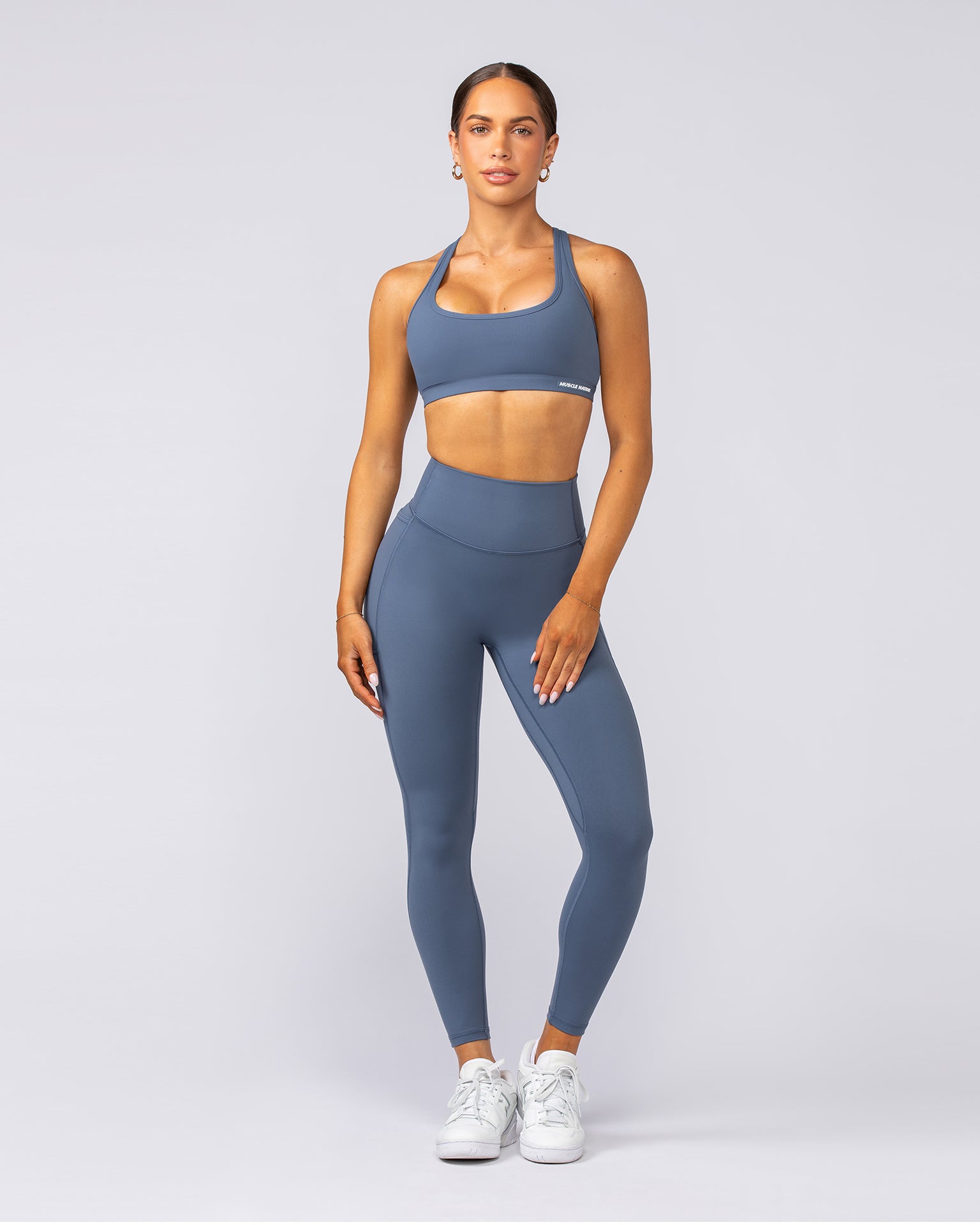 Agility Pocket Ankle Length Leggings - Arctic-Leggings-XXS-092406ARCTIC-XXS-MNAPPRL40329-7-Muscle Nation