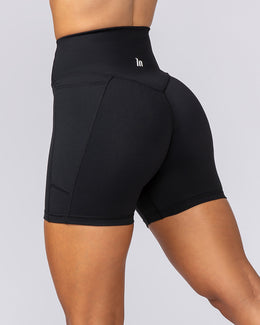 Agility Pocket Bike Shorts - Black