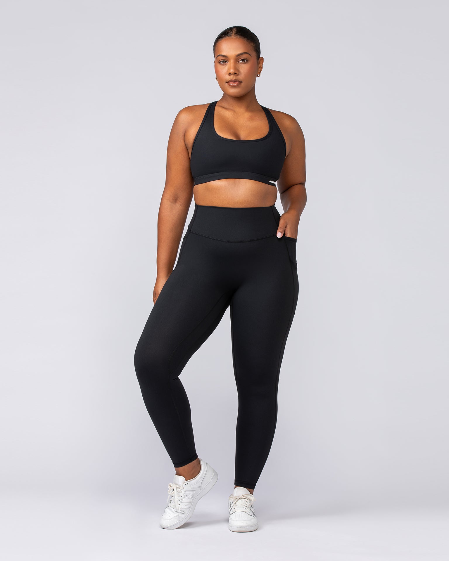 Drew Bra - Black-Sports Bras-XXS-092403BLK-XXS-MNAPPRL40212-5-Muscle Nation