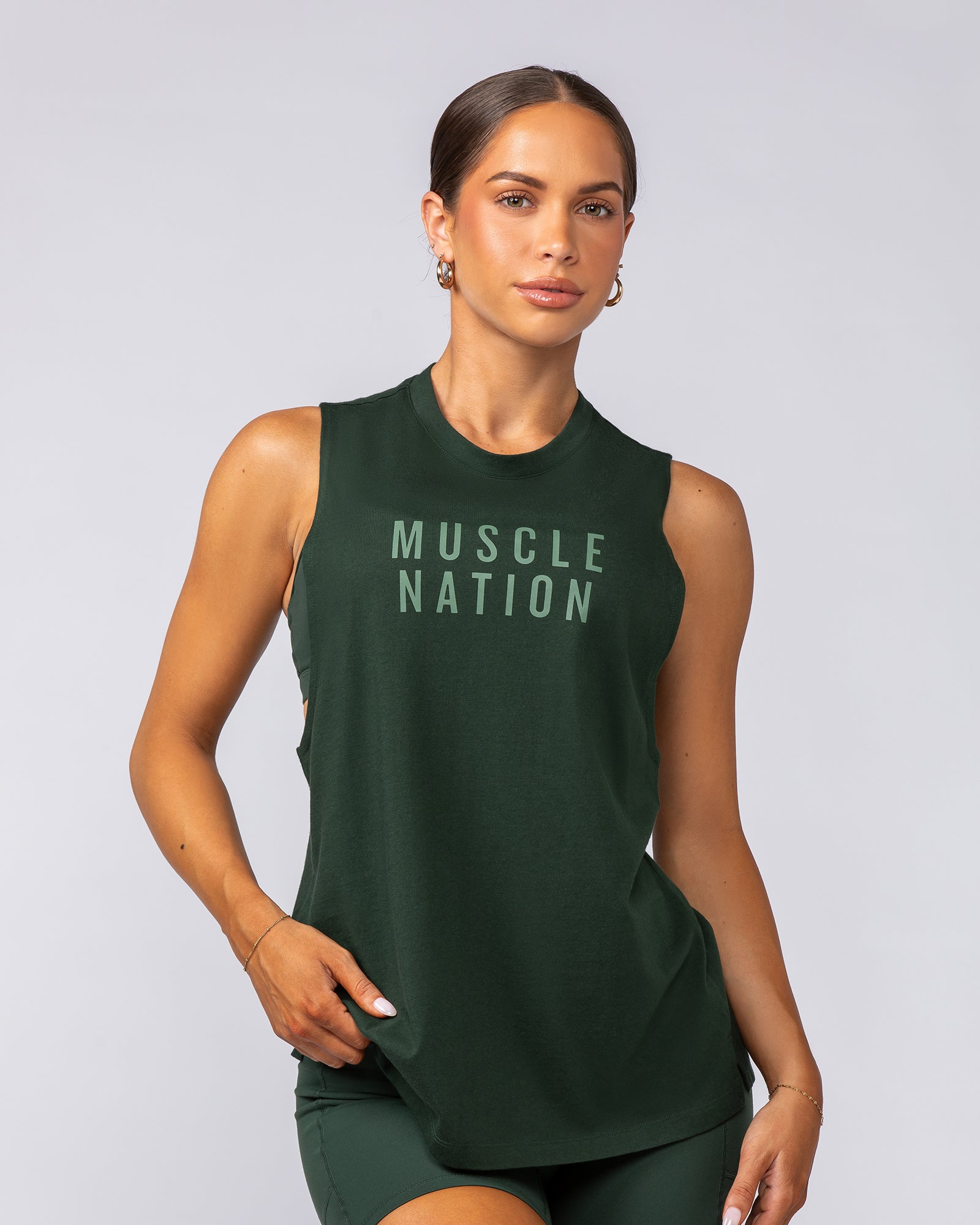 Essential Training Tank - Forest Green