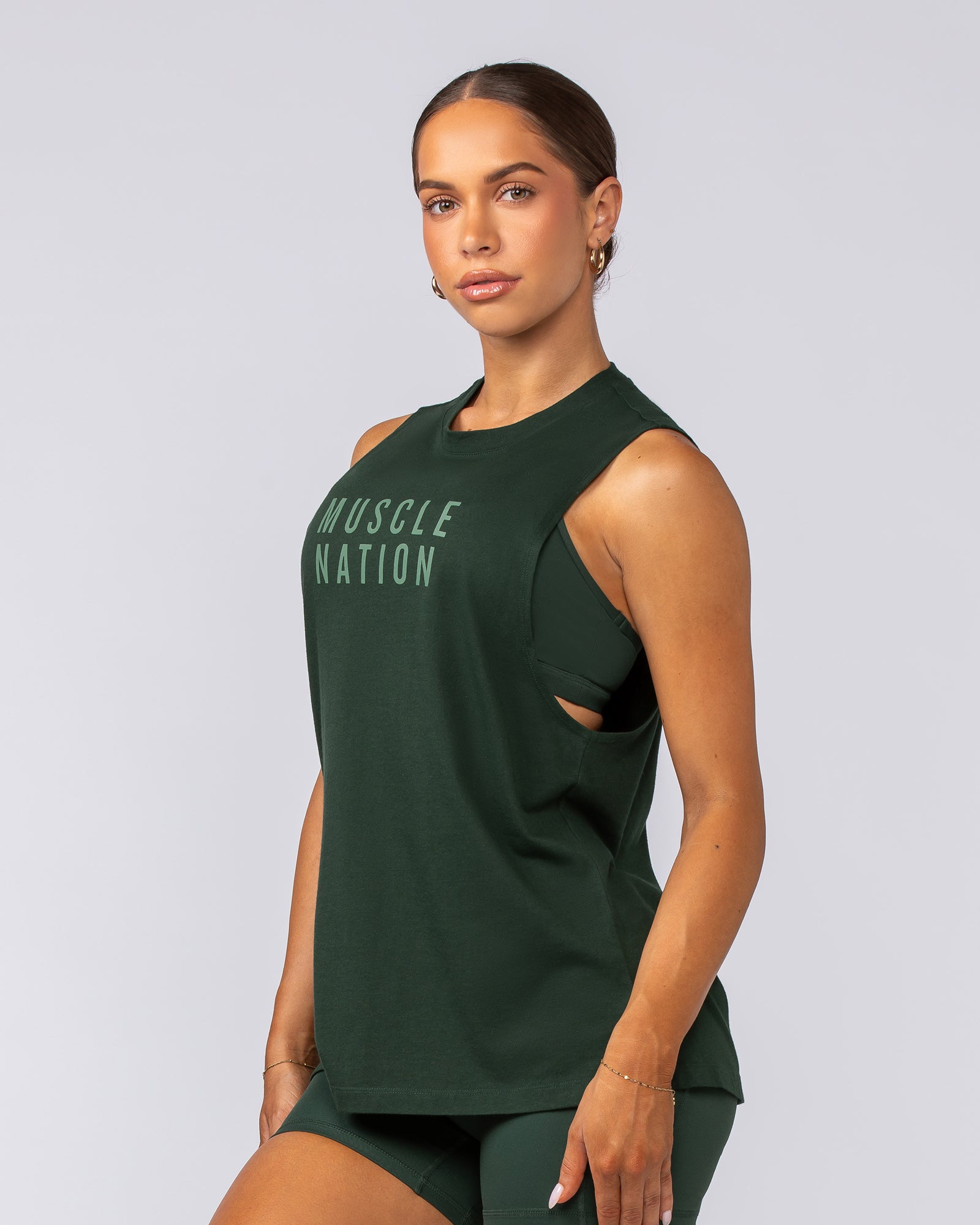 Essential Training Tank - Forest Green